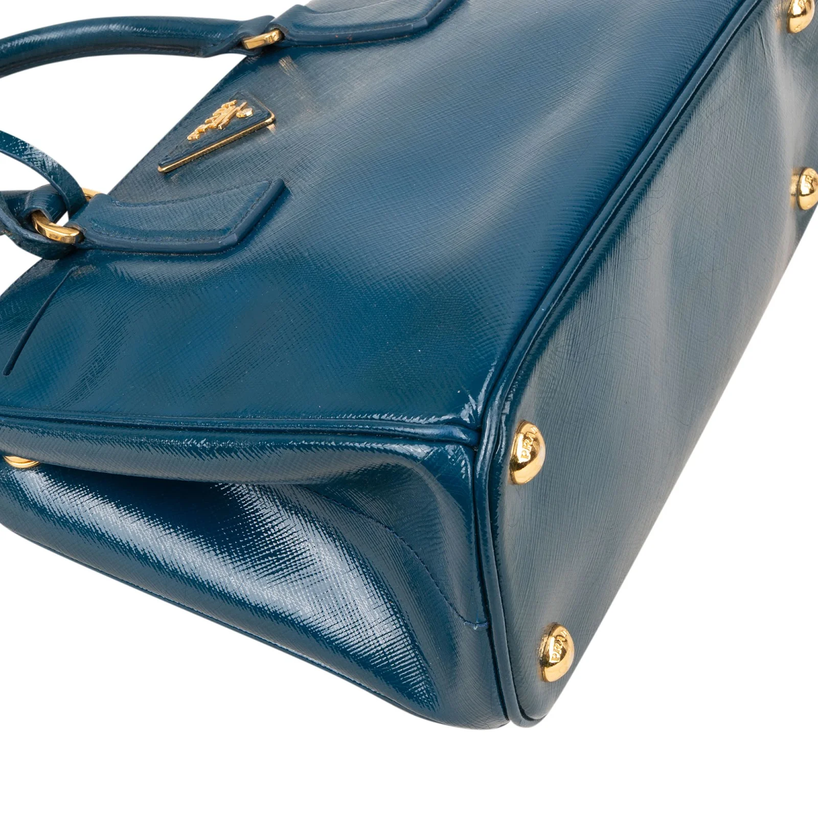 Prada Saffiano Vernice Galleria Handbag