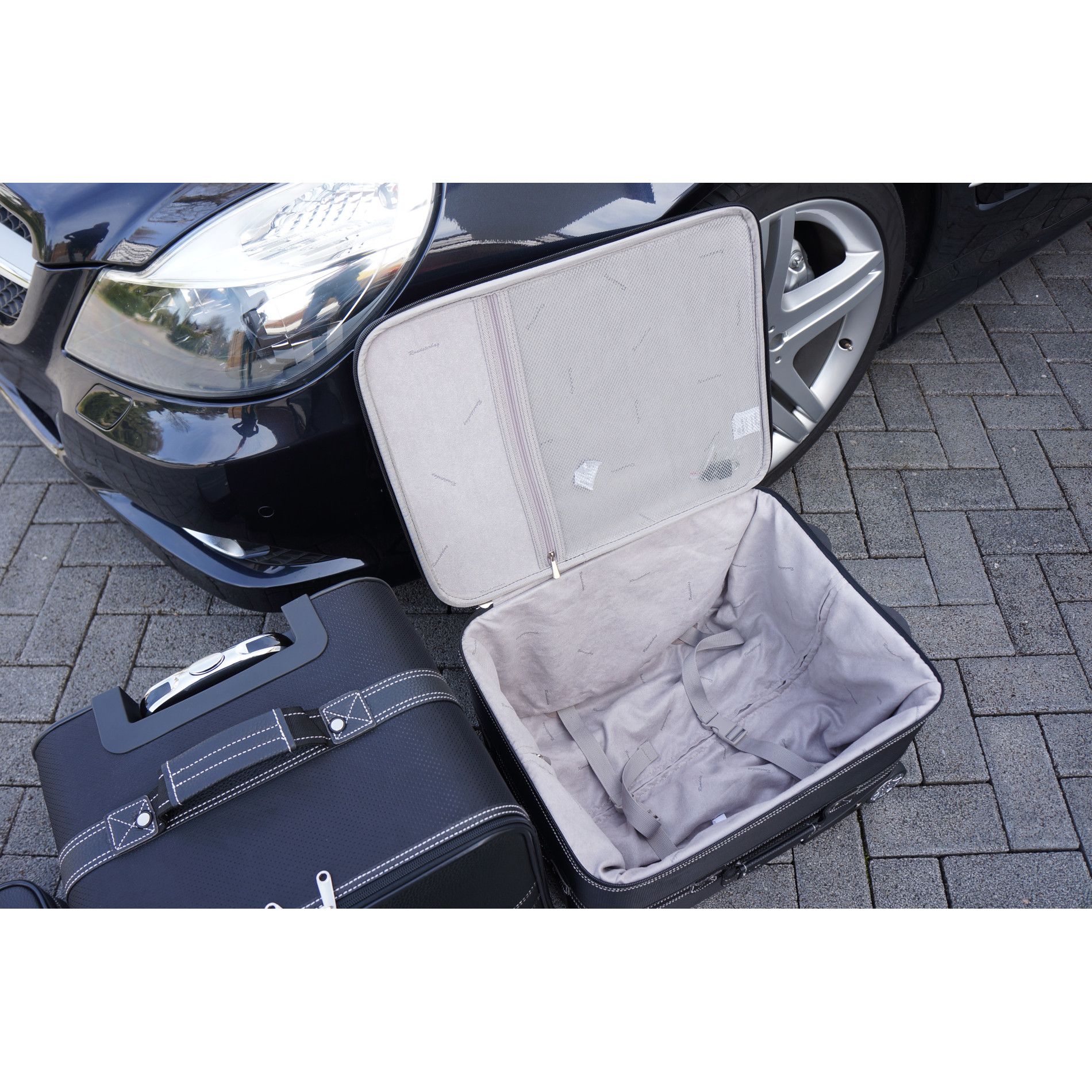 SL Roadster (R230) (EU) Baujahr 2001-2011 Kofferset Kofferraum 3-tlg. - Kunstleder