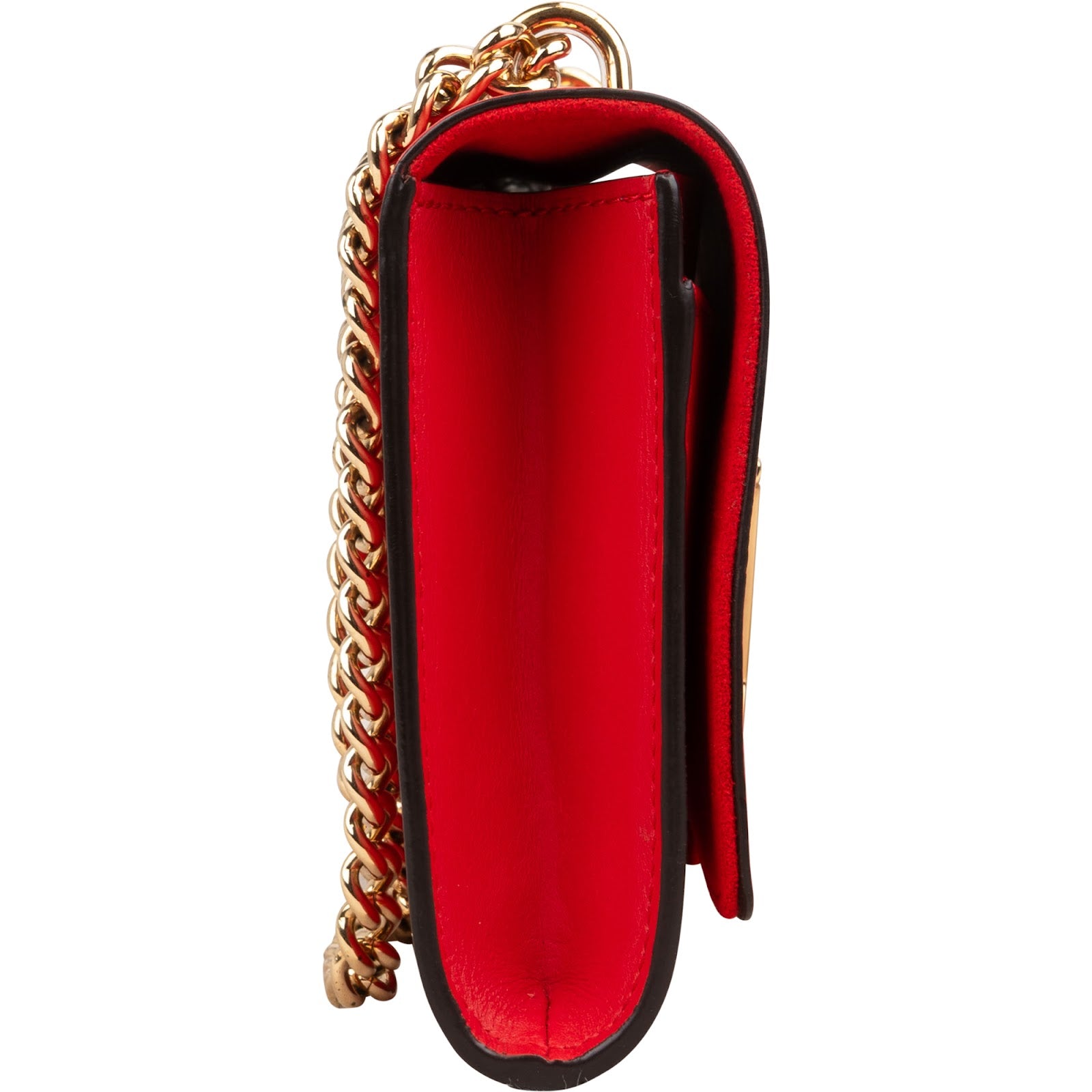 Louis Vuitton Rouge Leather Louise MM Crossbody Bag
