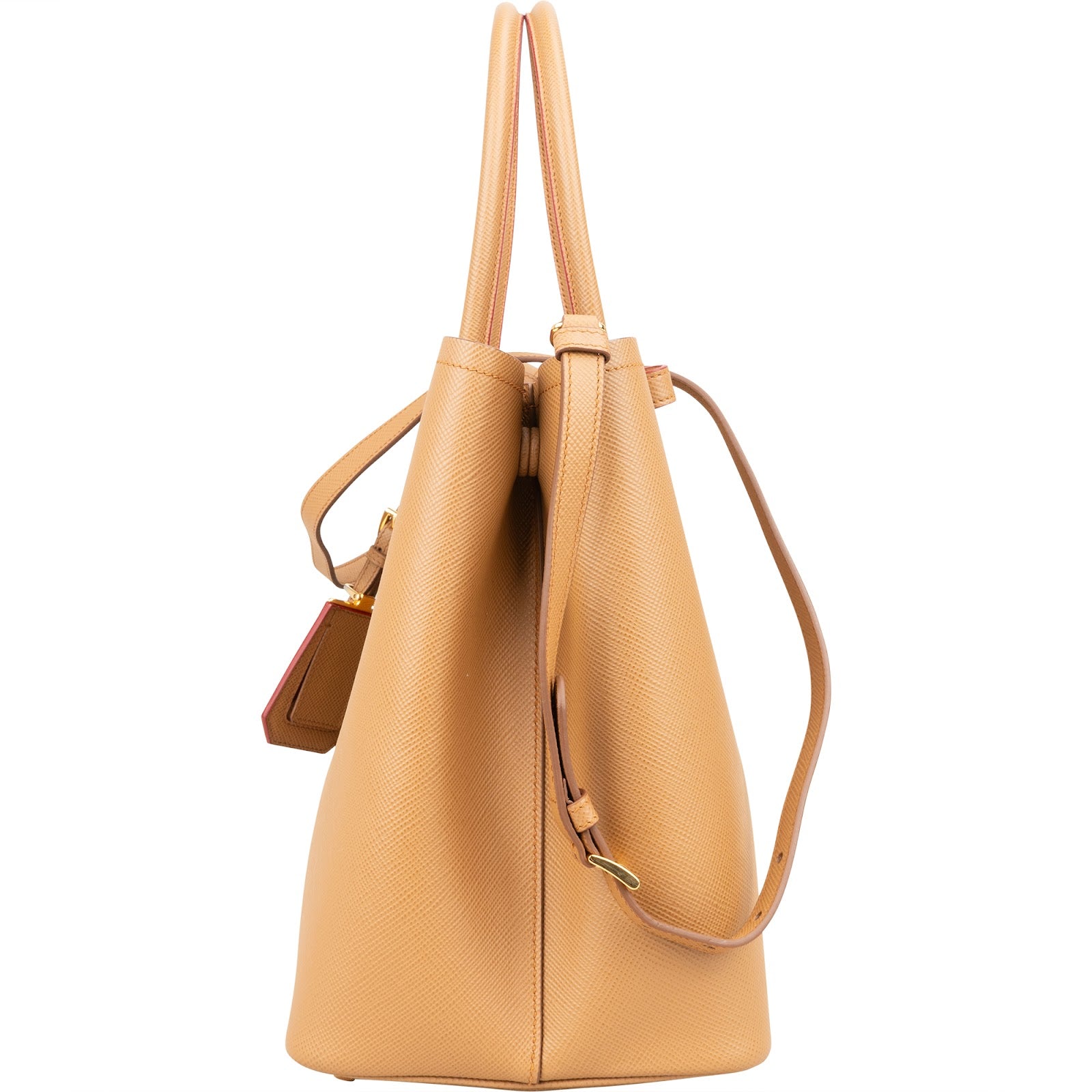 Prada Saffiano Leather Double Handbag