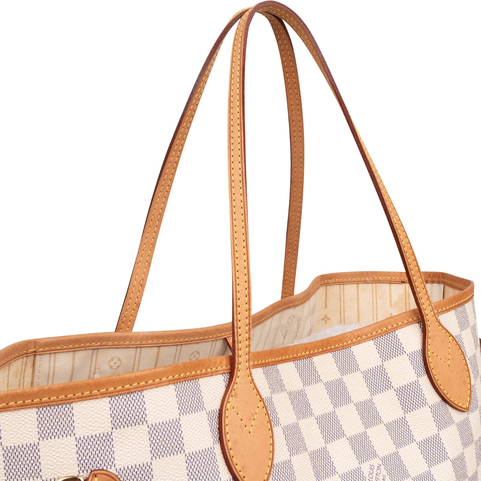 Louis Vuitton Monogram Damier Azur Canvas Neverfull MM Shopper