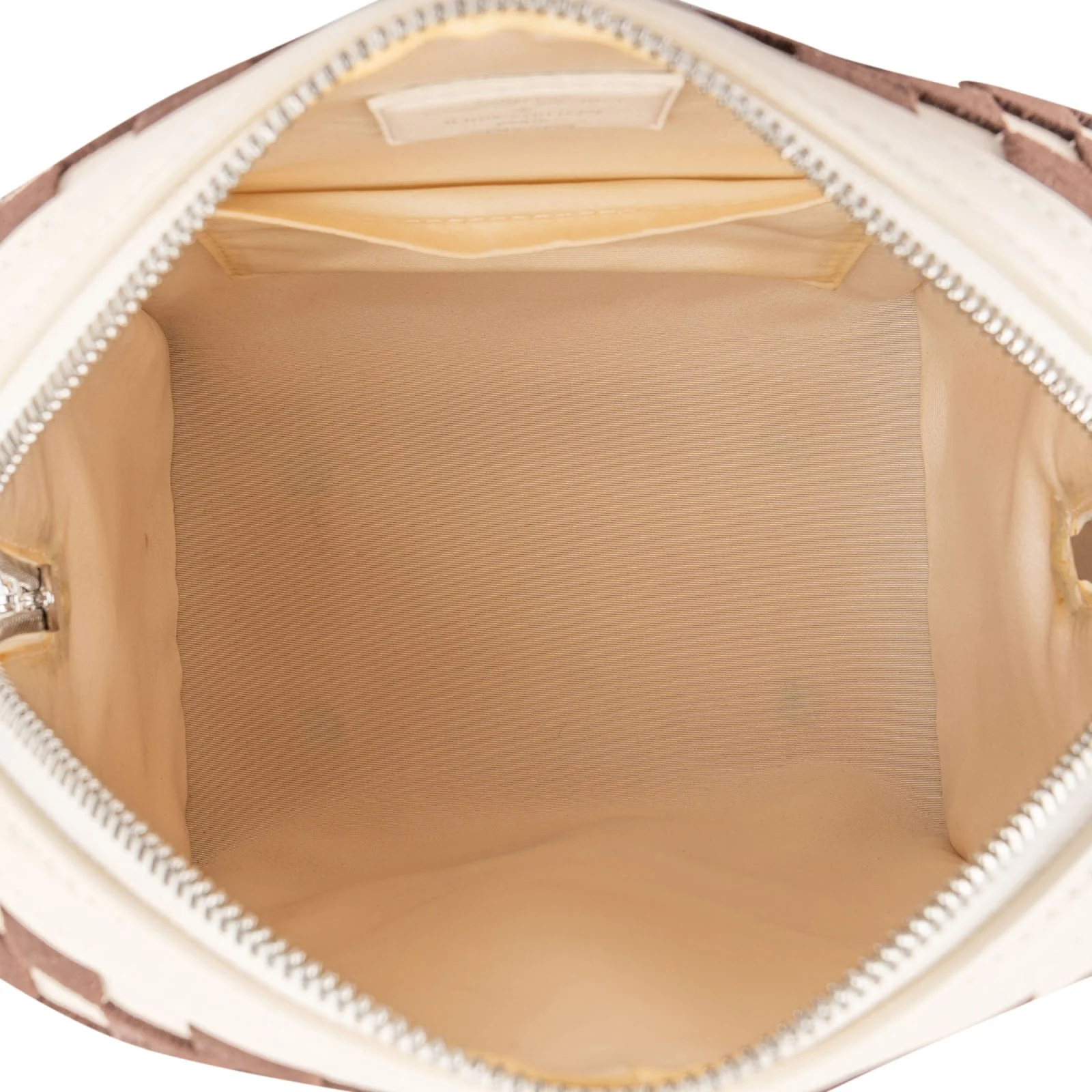 Louis Vuitton Monogram Damier Velours Speedy Cube PM Handbag