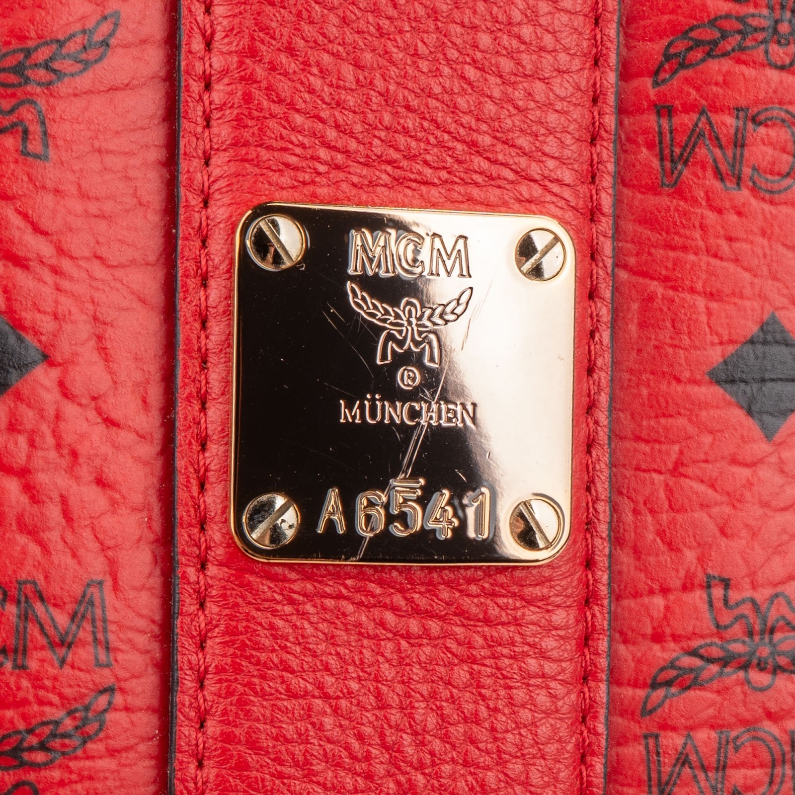 MCM Monogram Visetos Liz Shopper