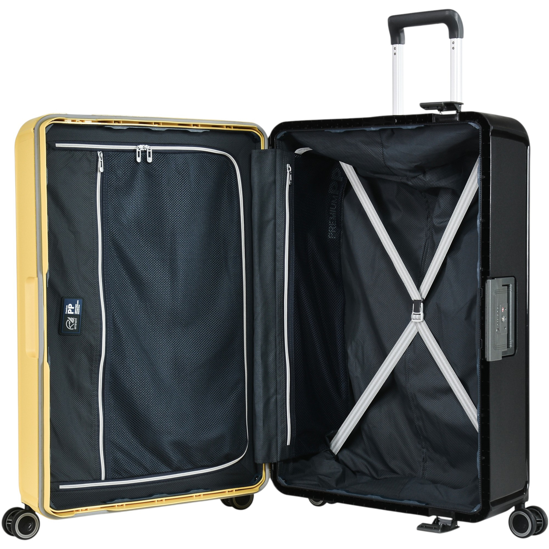 VERTICA Trolley L Special Edition (76 cm) - schwarz/gelb