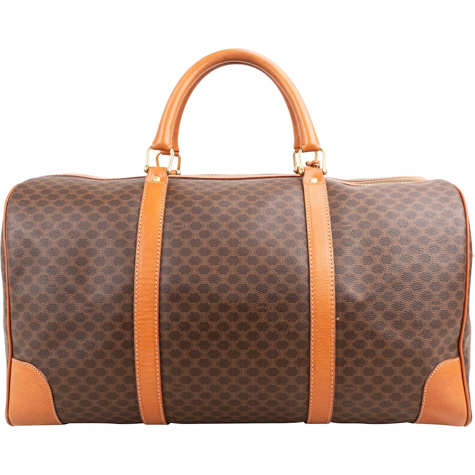 Céline – Torba podróżna Boston 50 z płótna Monogram Macadam