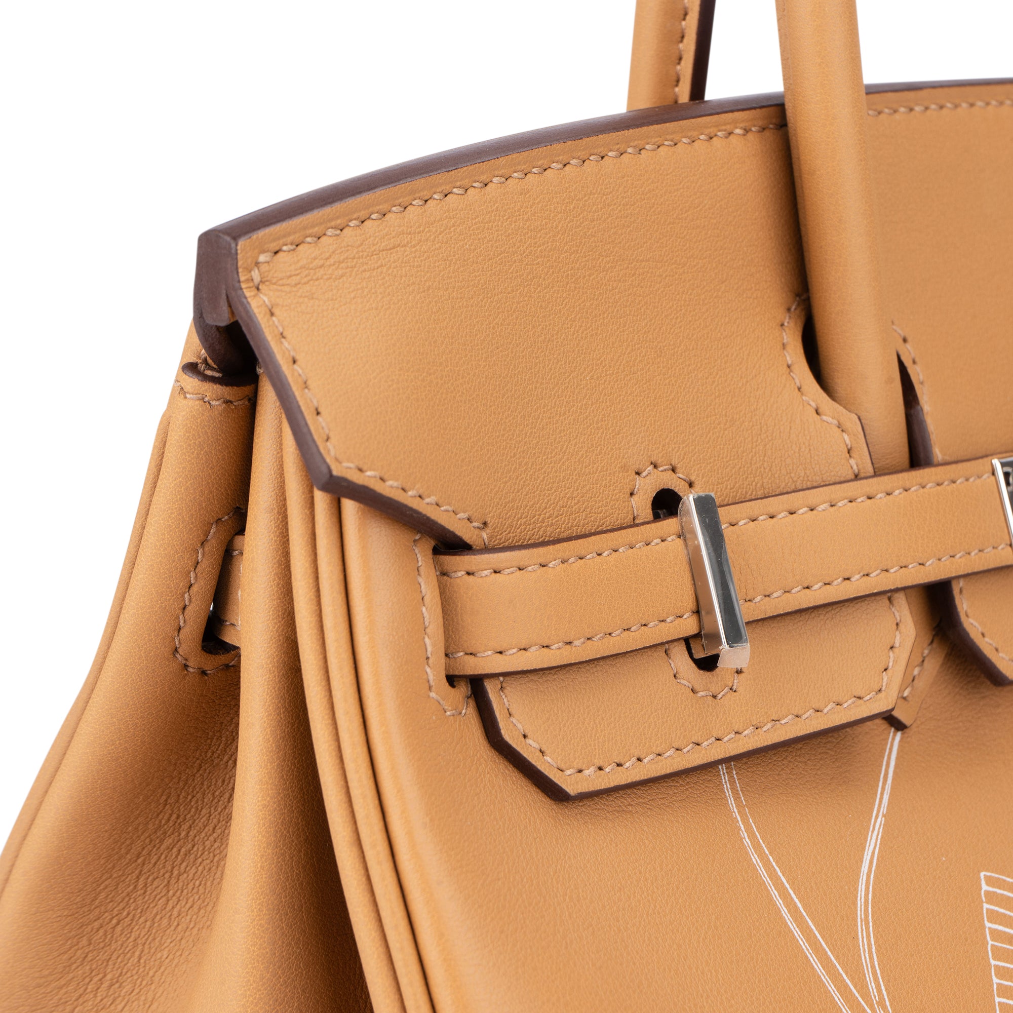 Hermès Biscuit Swift Leather Limited Edition In and Out Birkin 25 Handbag