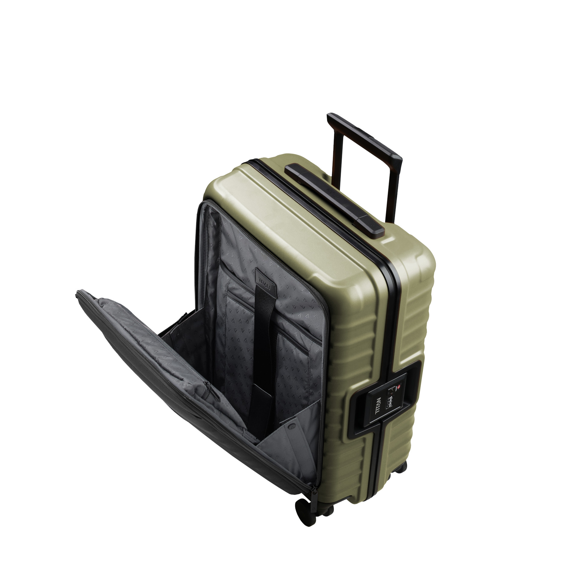 OVERSEAS Handgepäck S mit Vortasche (55 cm) - Forest green