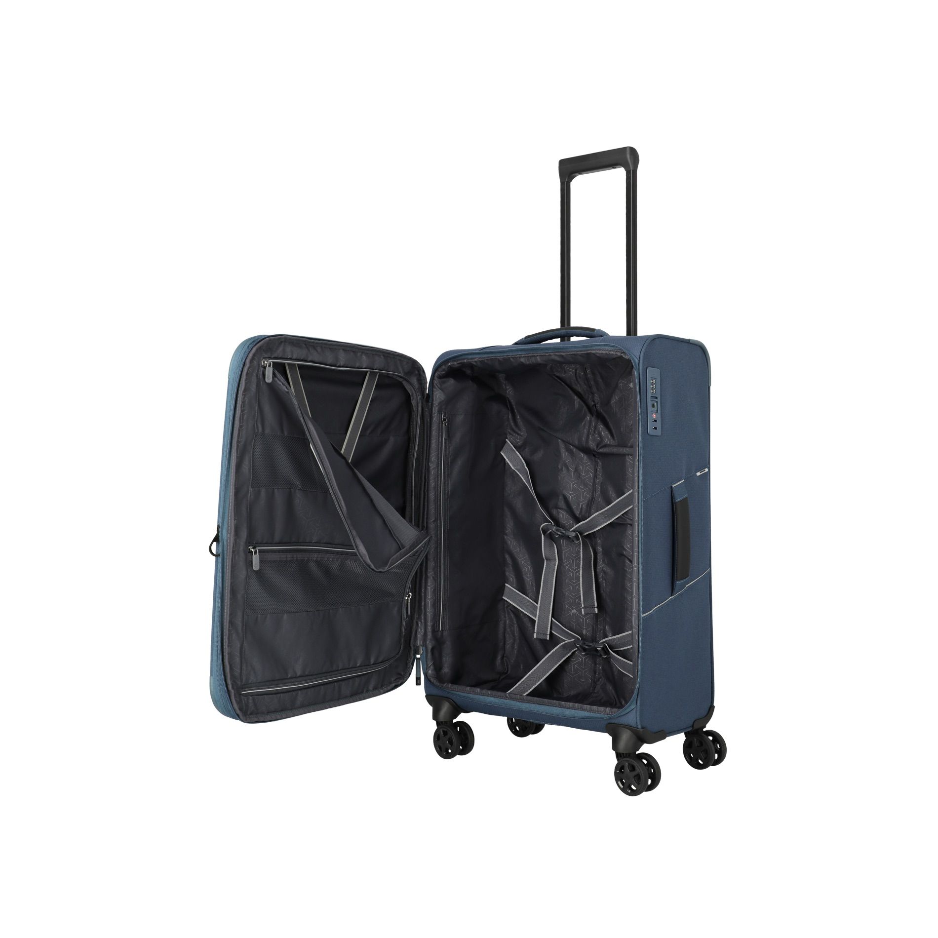 SKAII Trolley M (67 cm) erweiterbar - Navy