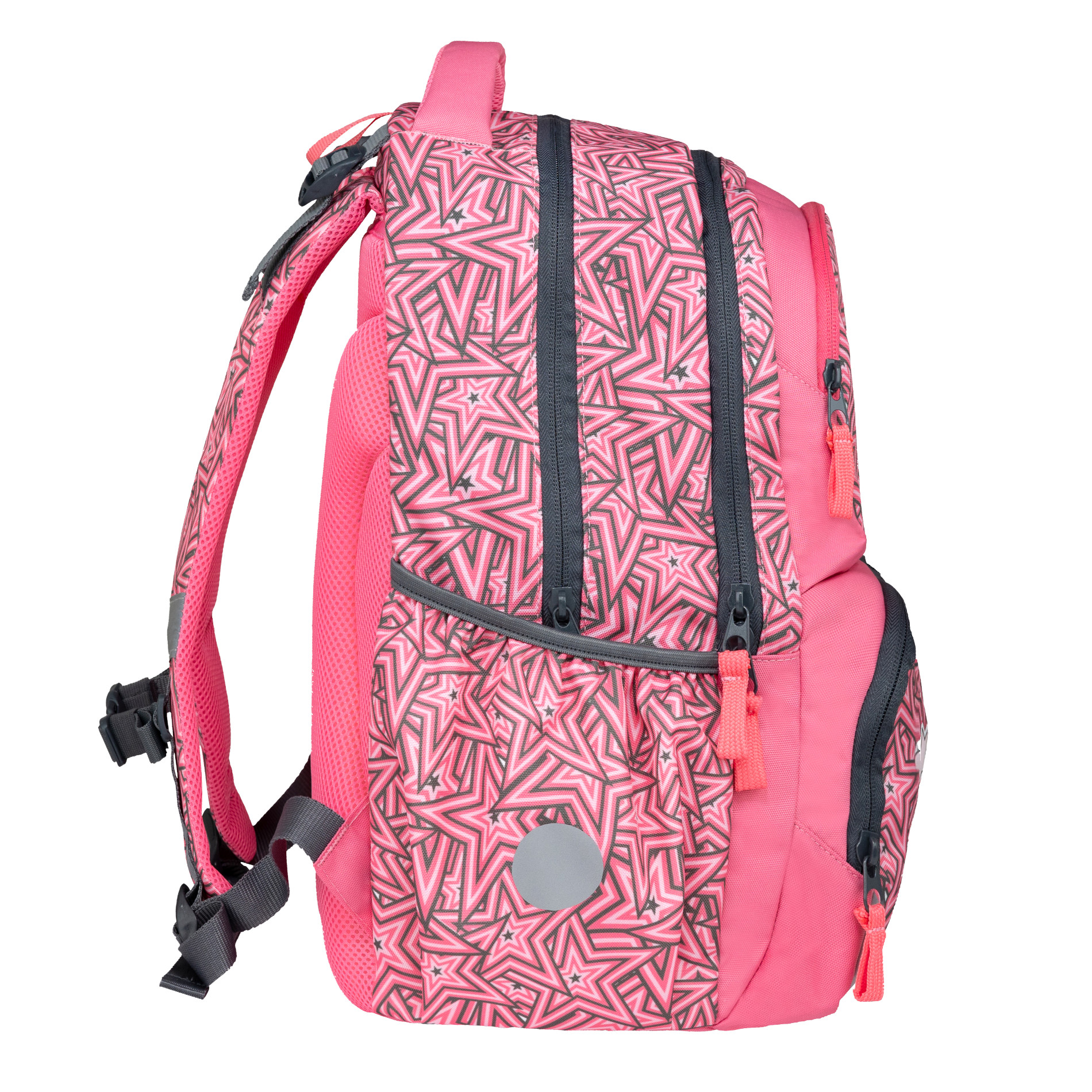 Maxi Pack Schulrucksack mit Brustgurt 2tlg. Set - "Love Stars"