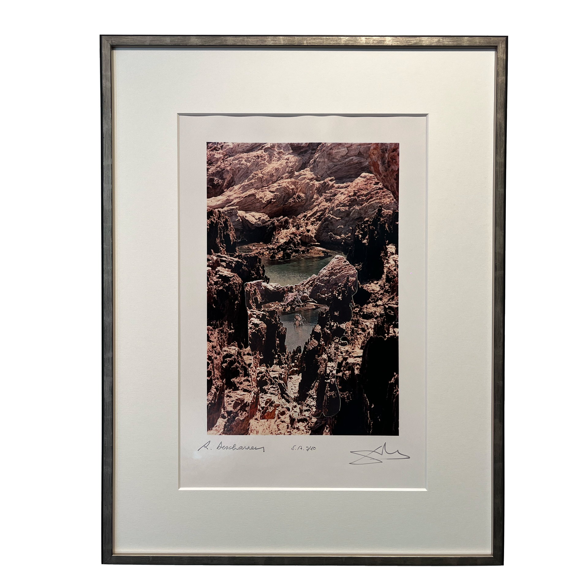 Salvador Dalí und Robert Descharnes - Set of 4 Surreal Photo Collages