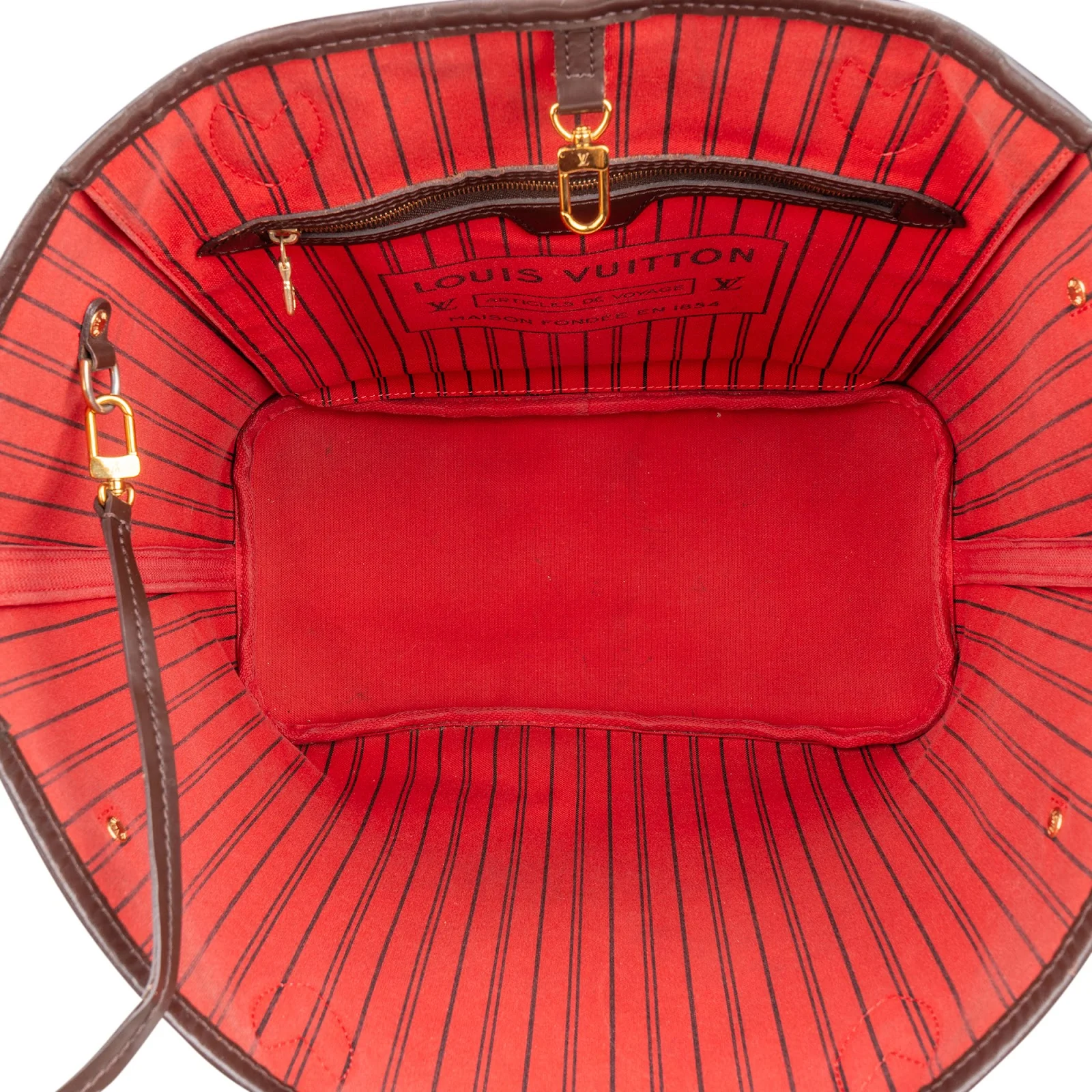 Louis Vuitton Monogram Damier Ebene Neverfull MM Shoulder Bag