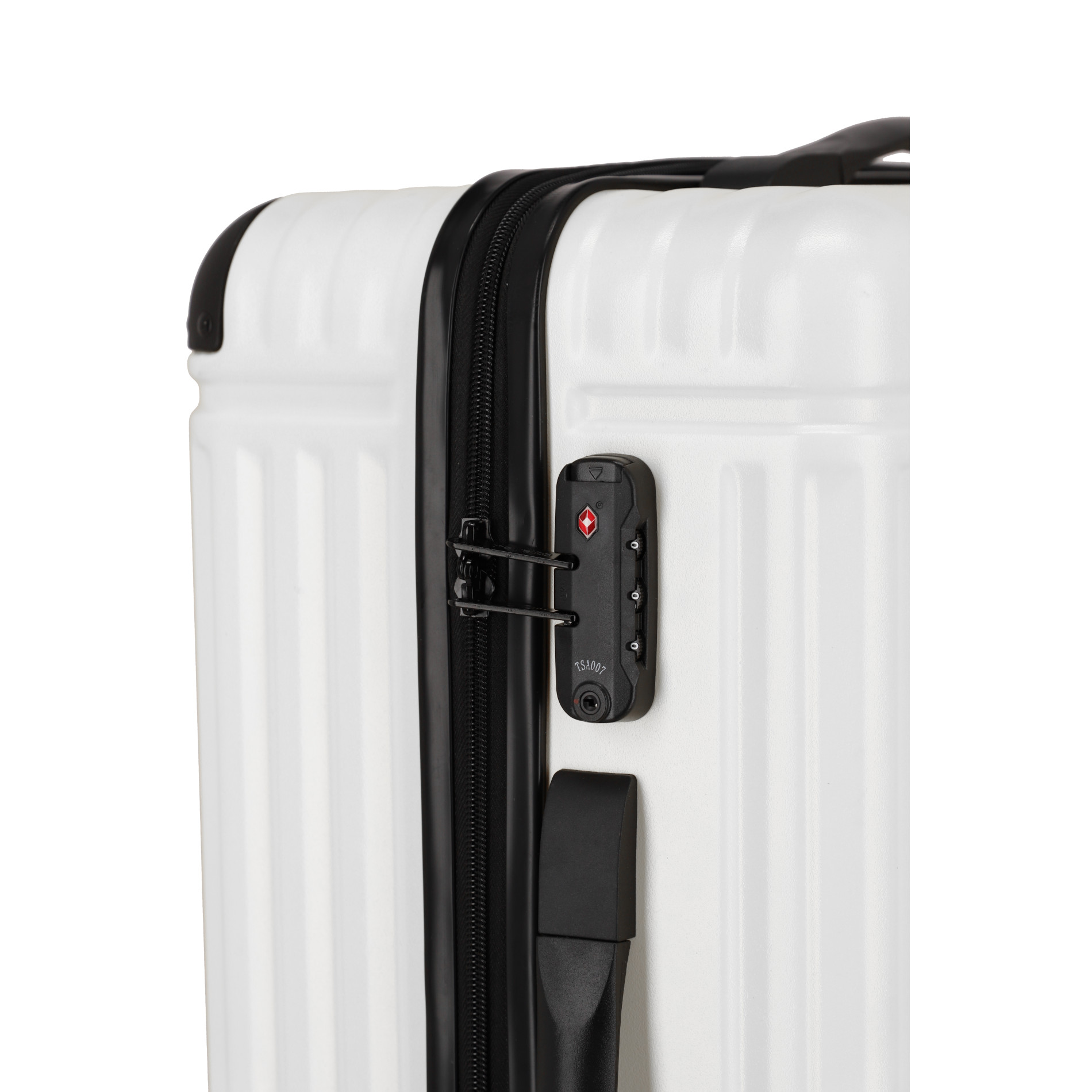 CRUISE Trolley L (77 cm) mit 4 Rollen - Weiss