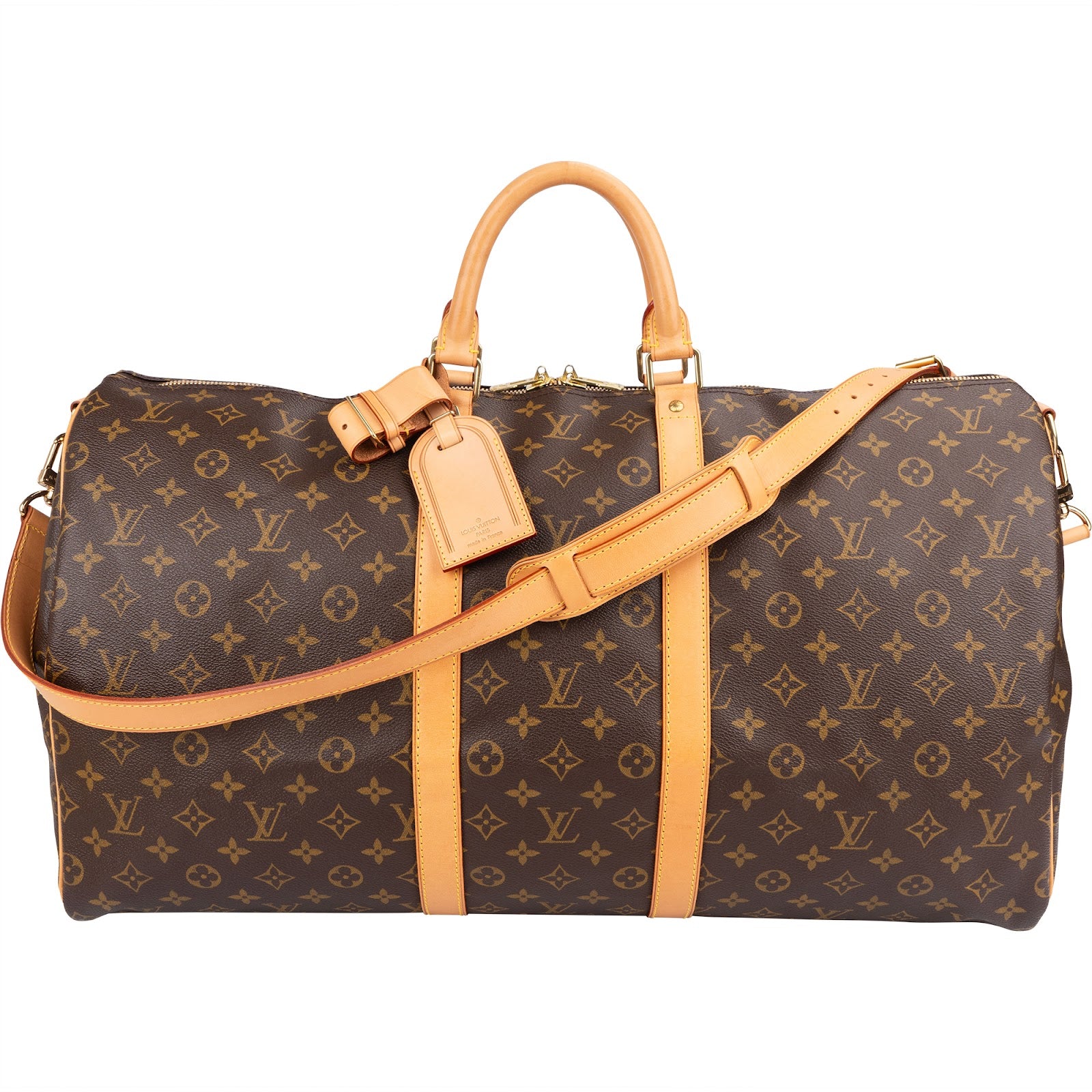 Louis Vuitton Monogram Canvas Keepall 55 Bandoulière Reisetasche