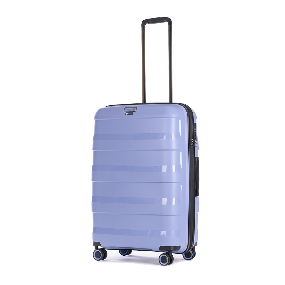 Straw - Hartschalen-Koffer M (bis 66cm) - light blue