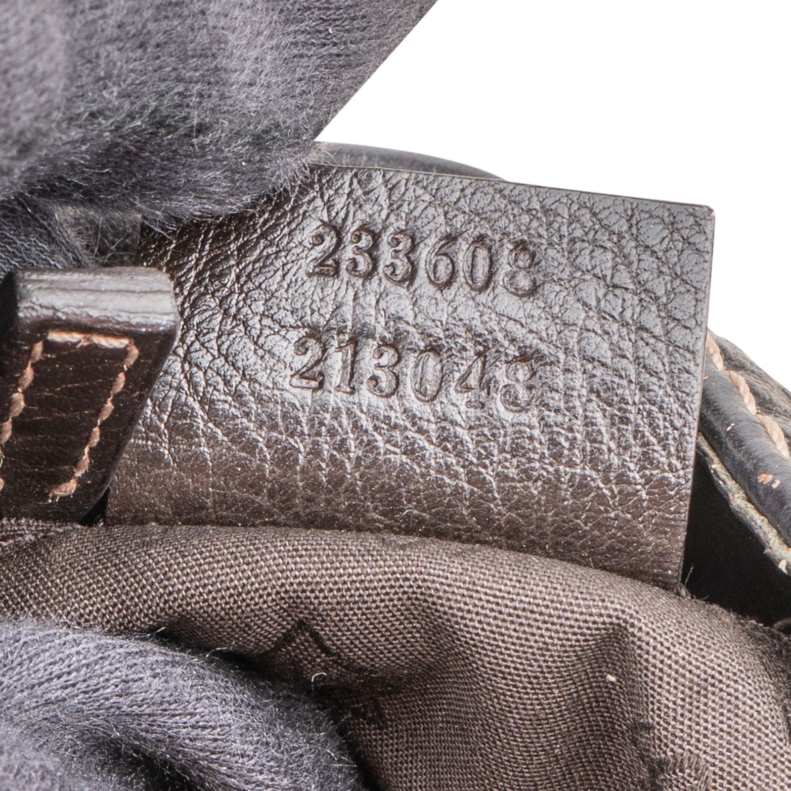 Gucci Guccissima Leather Hobo Shoulder Bag