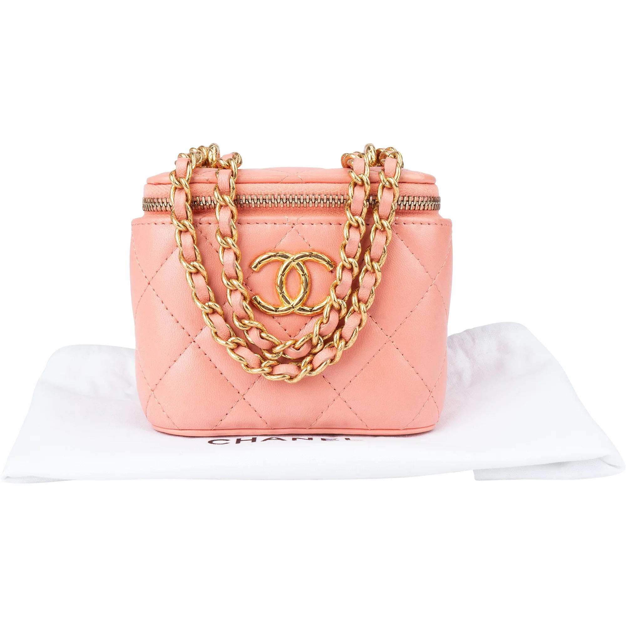 Chanel Quilted Lambskin Vanity CC Crossbody Bag