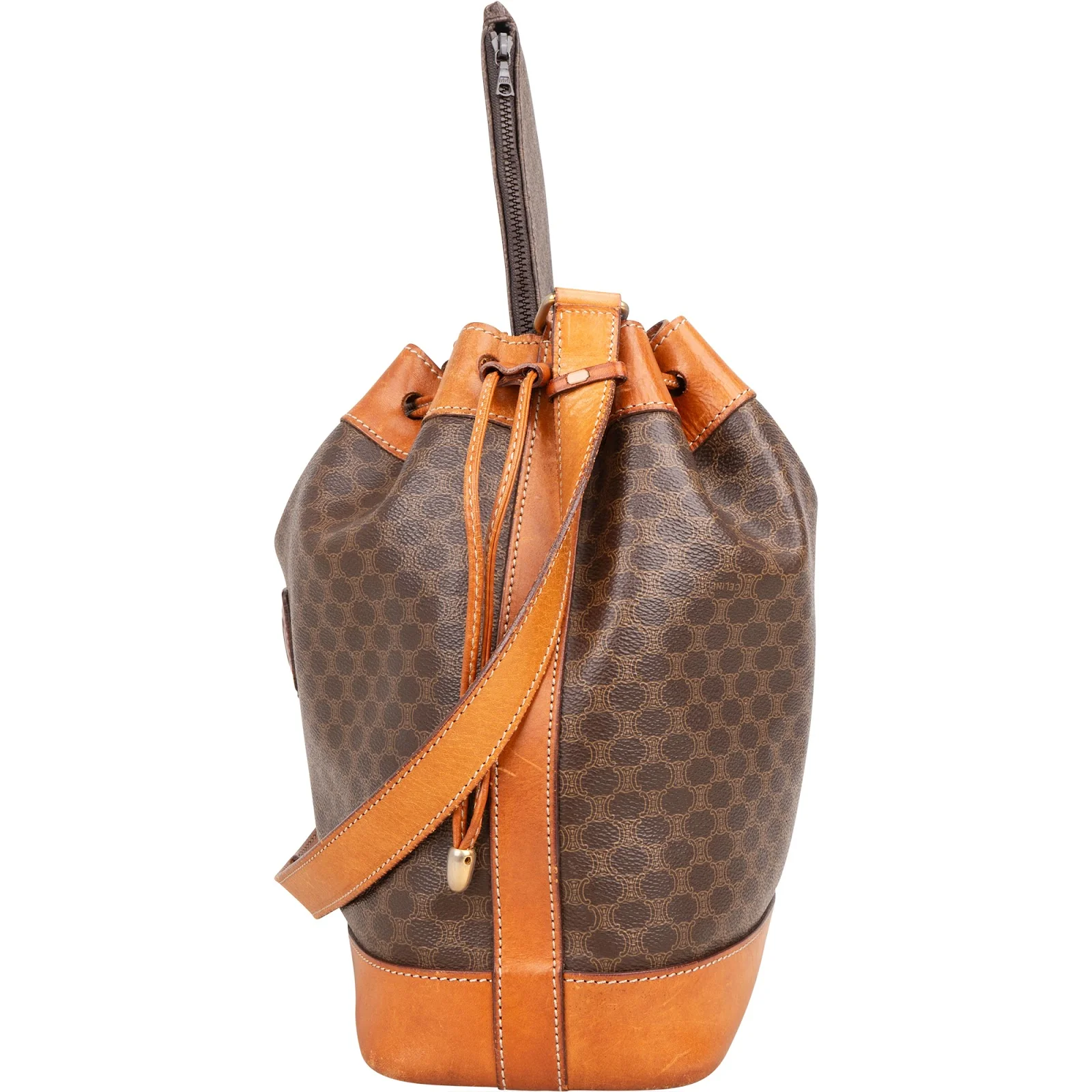 Celine Macadam Monogram Bucket Umhängetasche