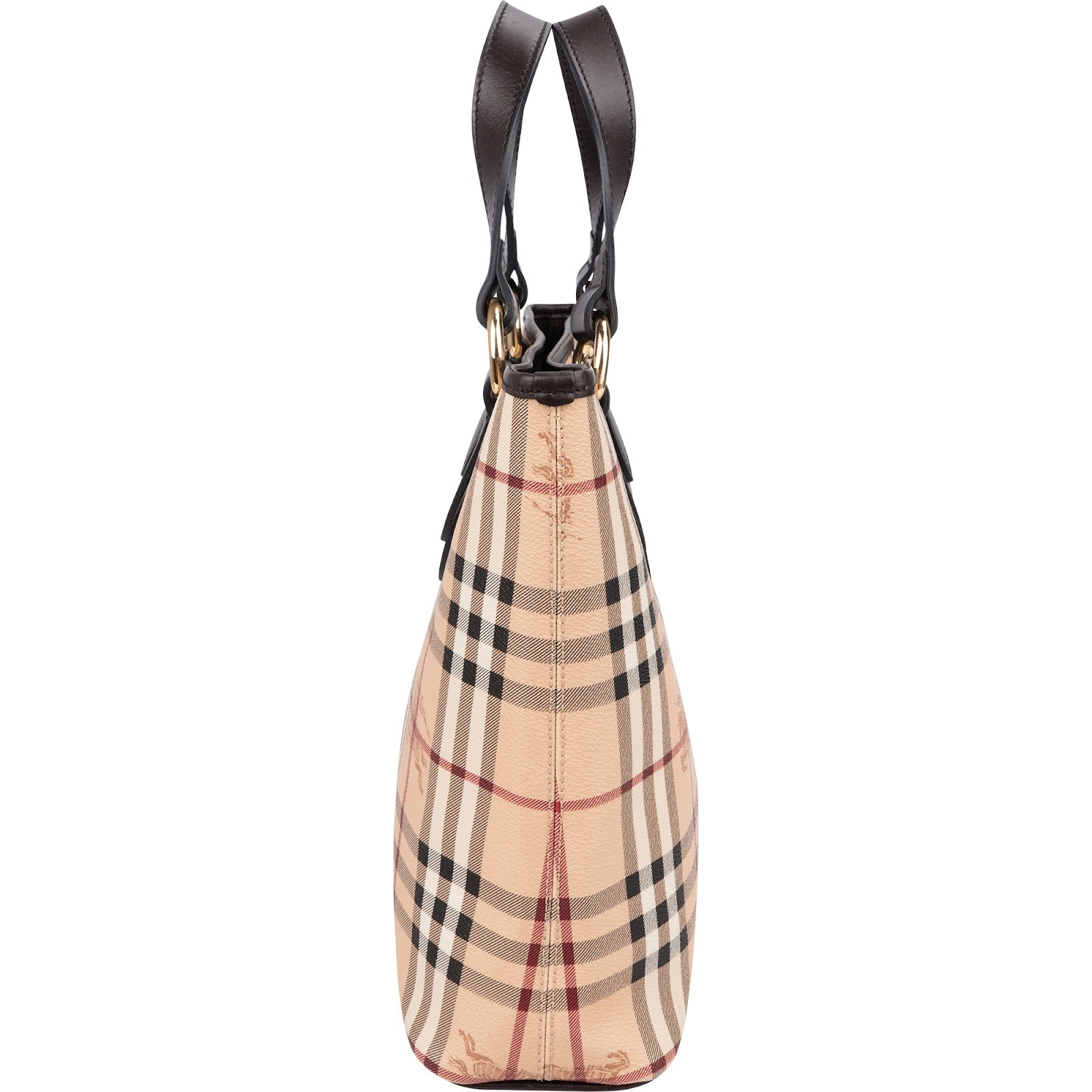 Burberry Nova-Check Monogram Tote Handbag