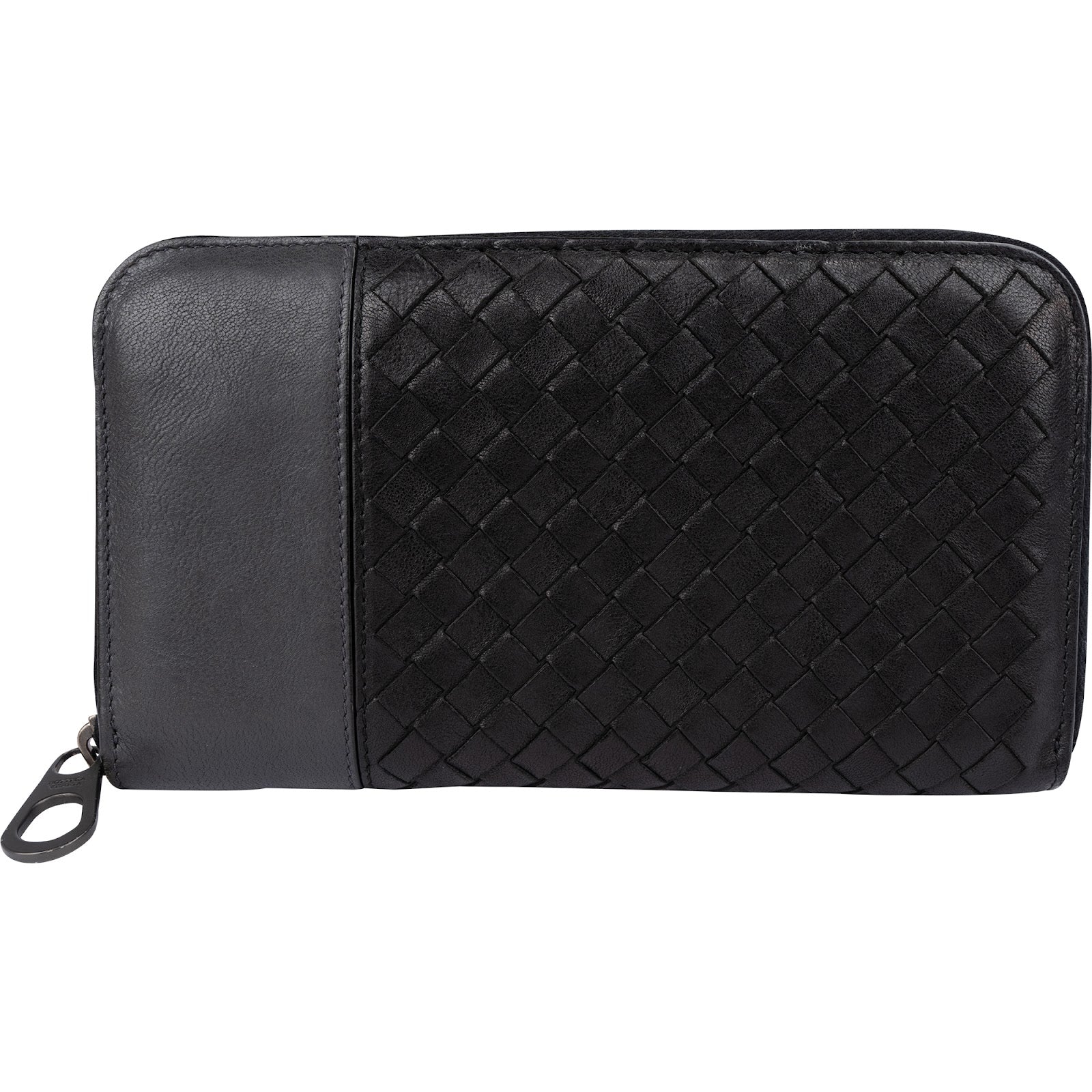 Bottega Veneta Intrecciato Leather Zip Around Wallet