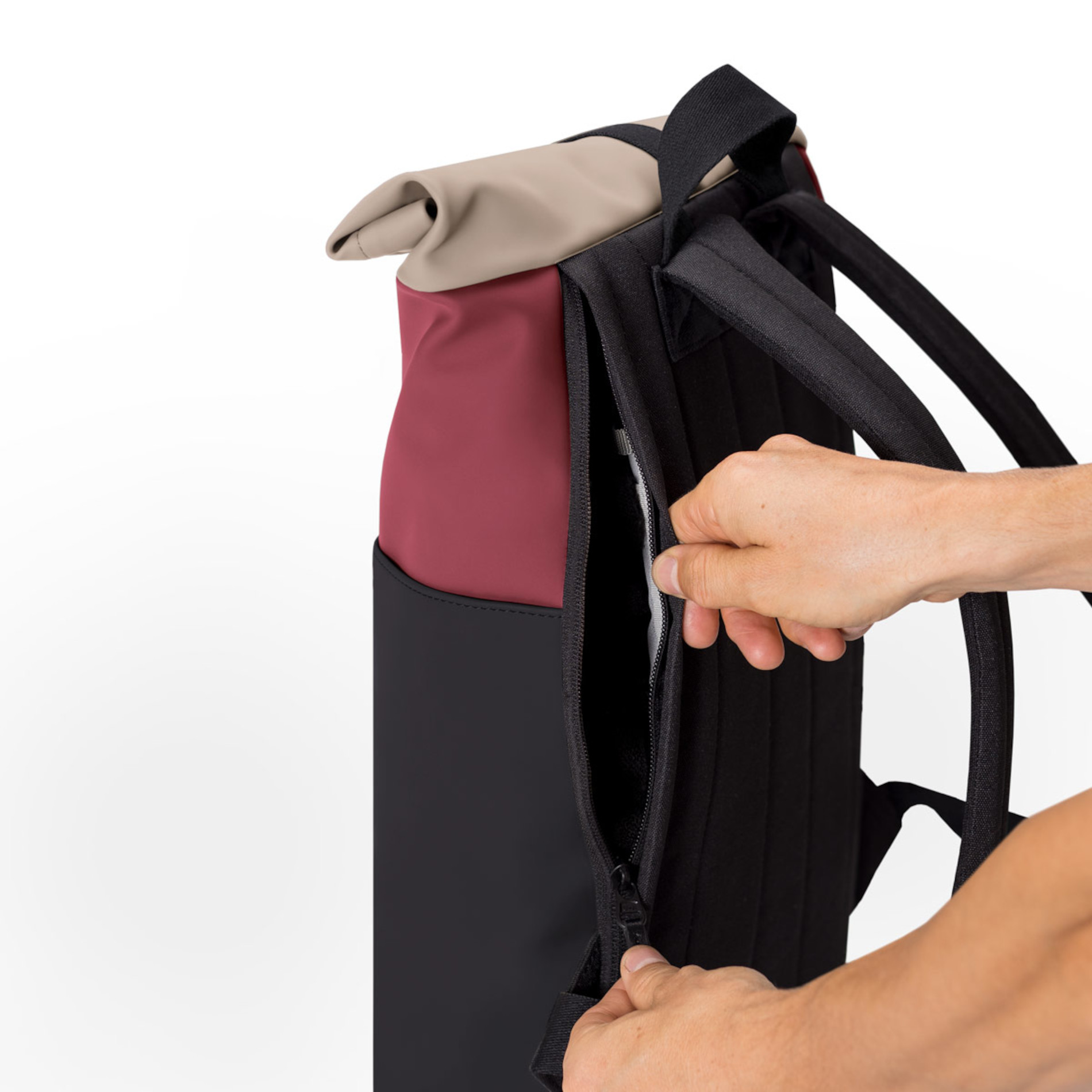 Hajo Mini Lotus Infinity - Burgundy-Black