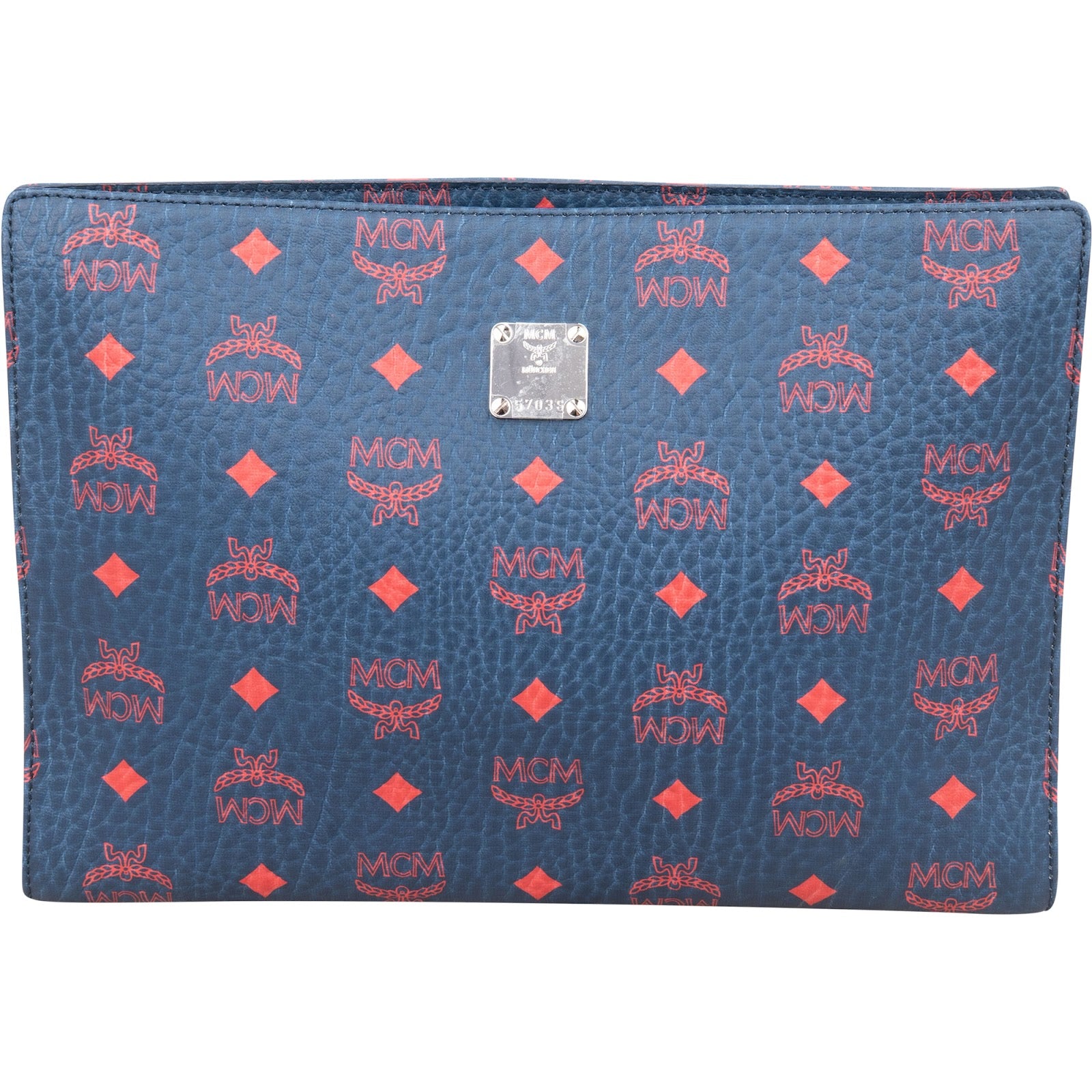 MCM Monogram Visetos Bicolor Clutch