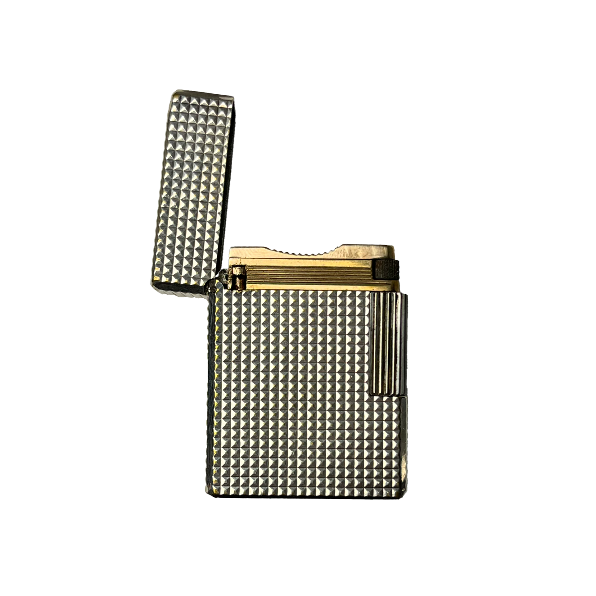 S.T. Dupont  "Diamond Head" Feuerzeug - versilbert