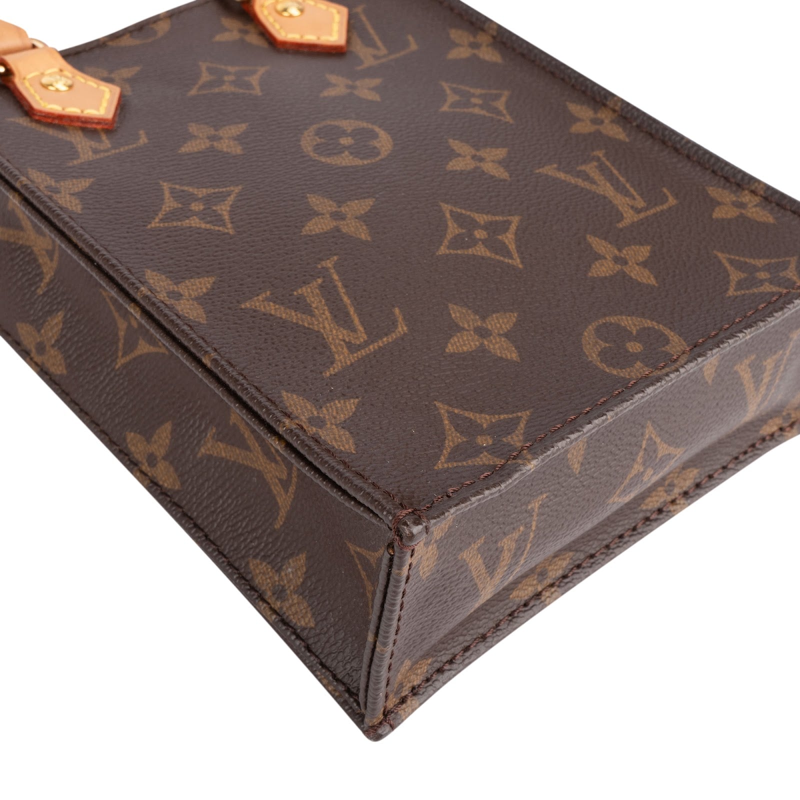 Louis Vuitton Monogram Canvas Petit Sac Plat Handbag