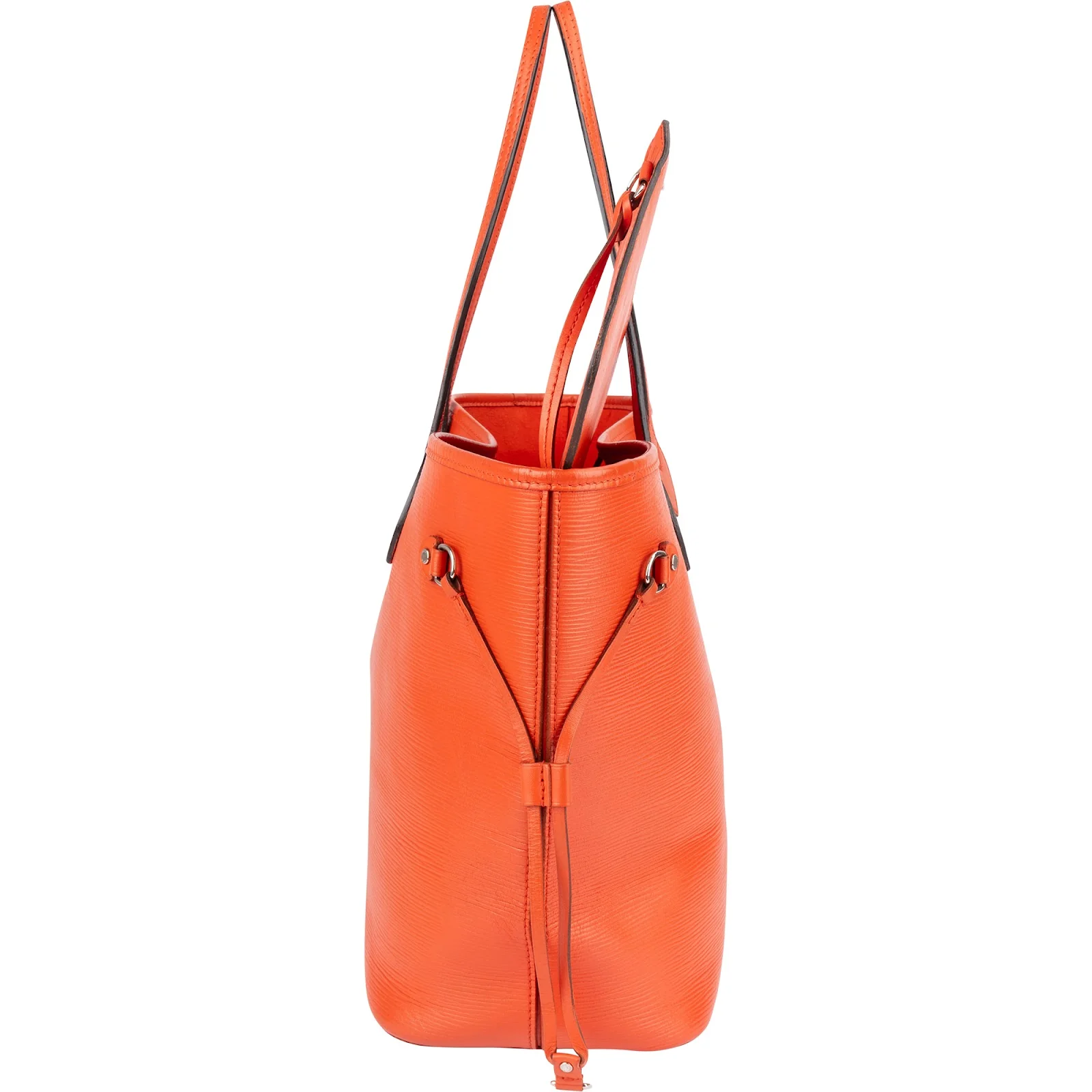 Louis Vuitton Orange Epi Leather Neverfull MM Shoulder Bag