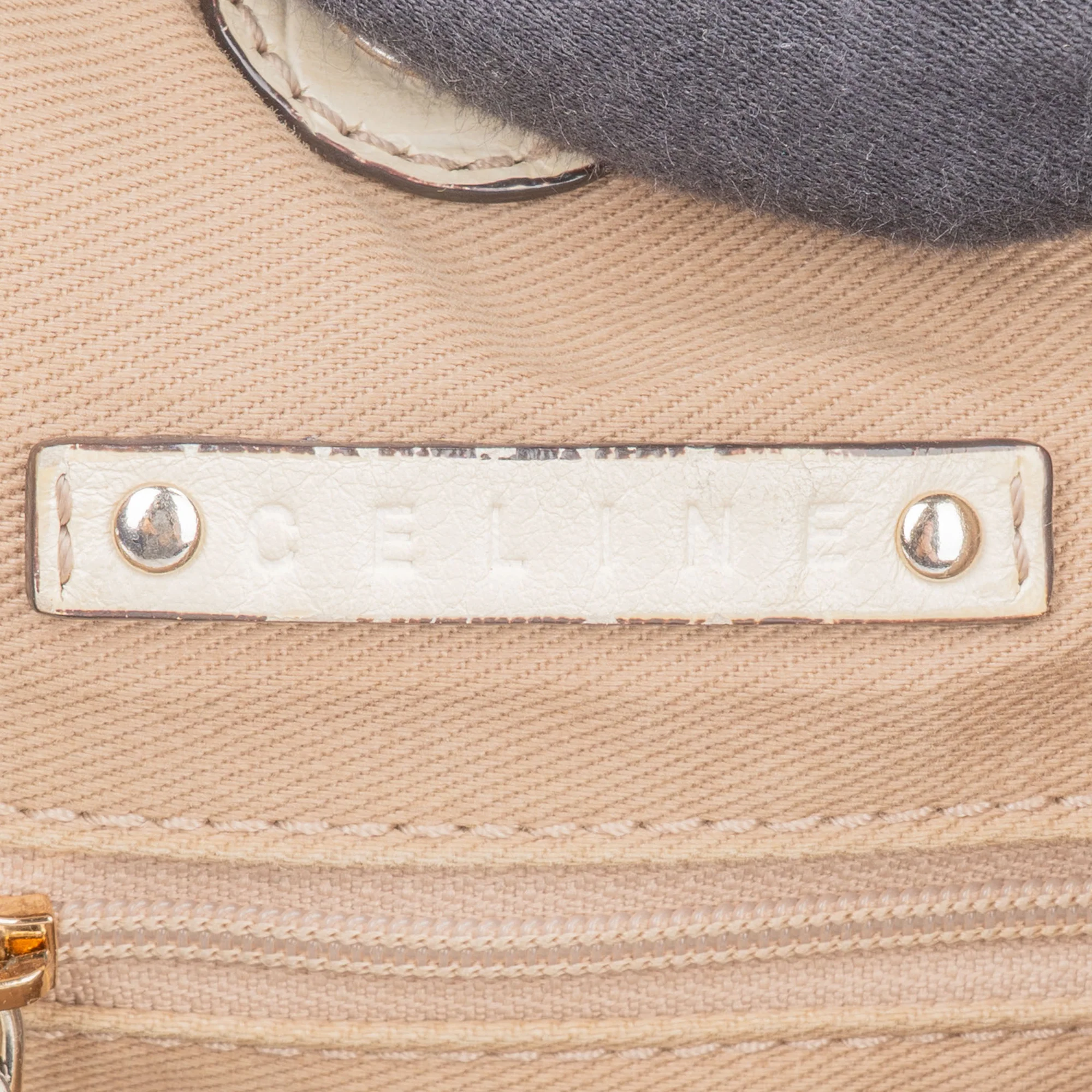 Celine Maccadam Monogram Shopper Bag