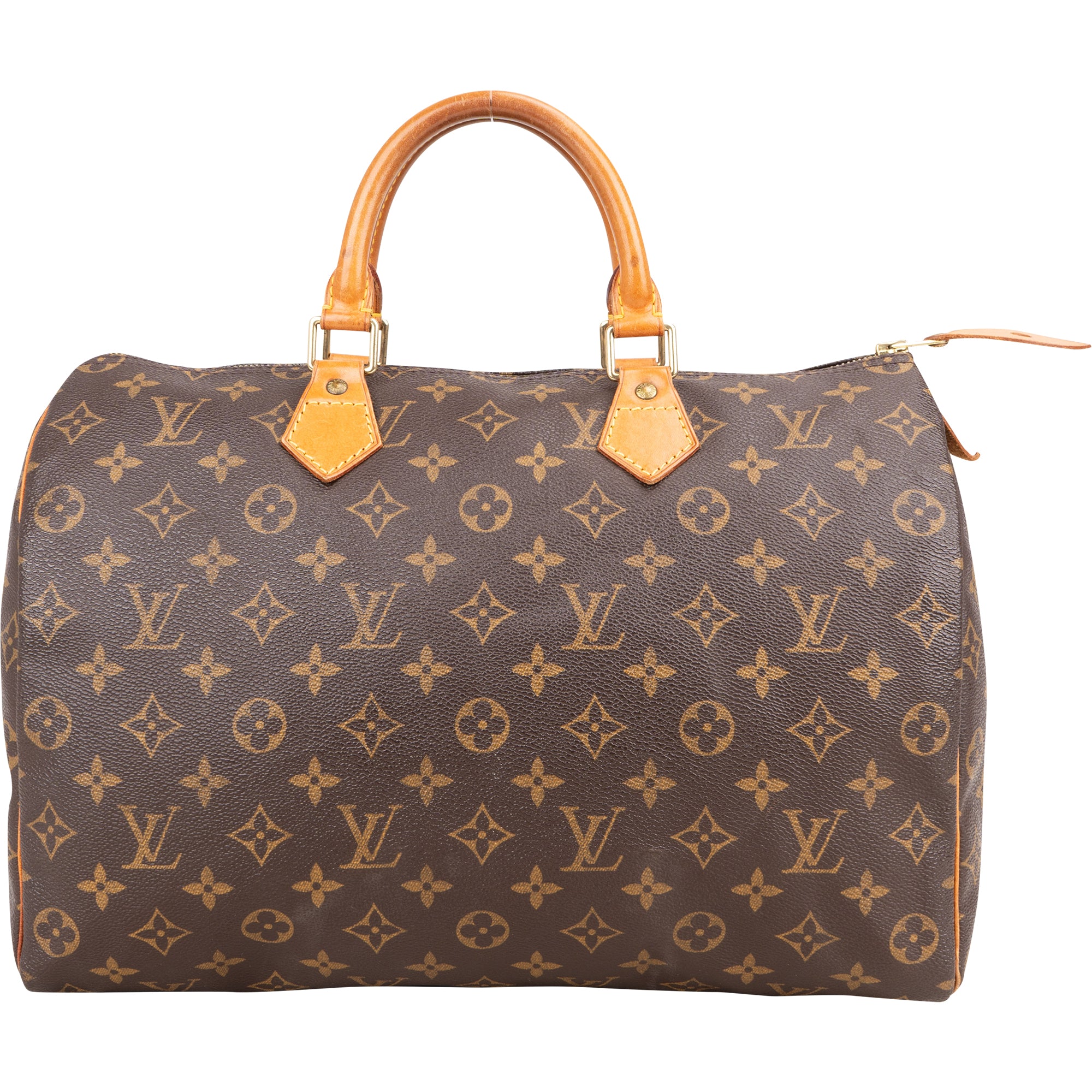 Louis Vuitton Canvas Monogram Speedy 35 Boston Bag