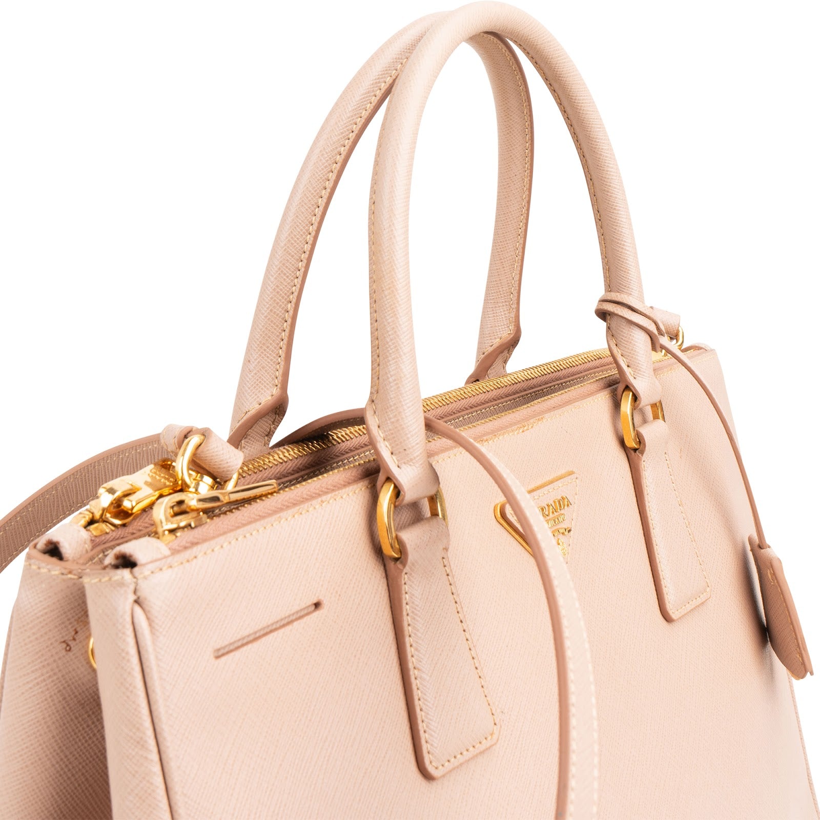 Prada – Galleria-handtas in roze