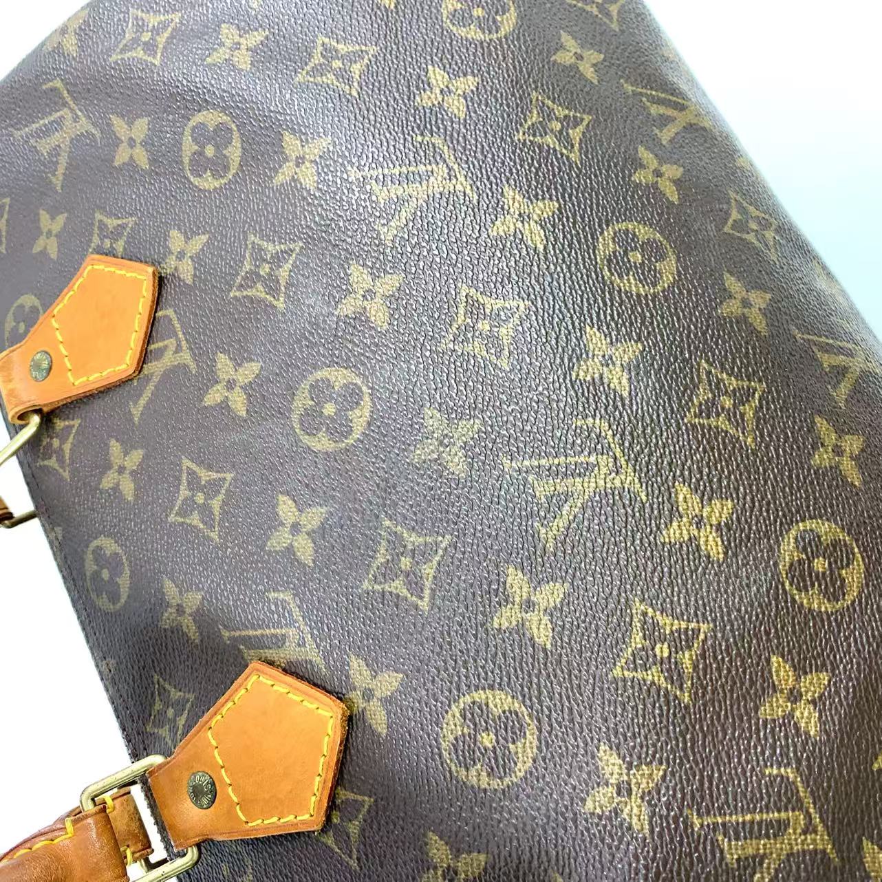 Louis Vuitton  Speedy 30  Monogram Boston Bag