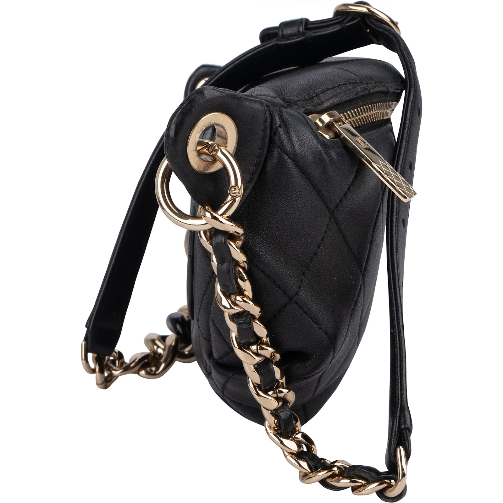 Chanel Quilted Lambskin CC Crossbody Waist Bumbag