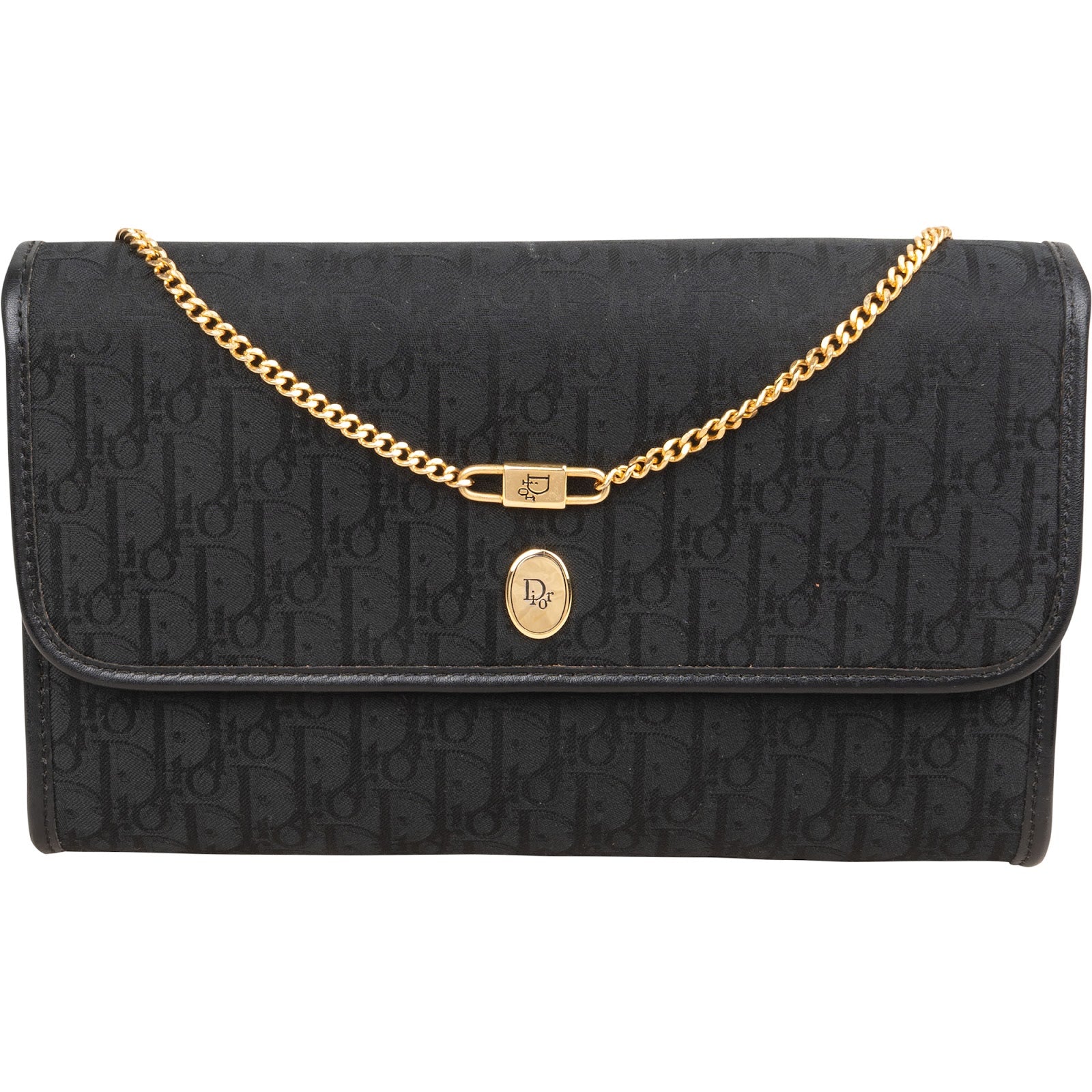 Sac à bandoulière à rabat unique Christian Dior Oblique Monogram