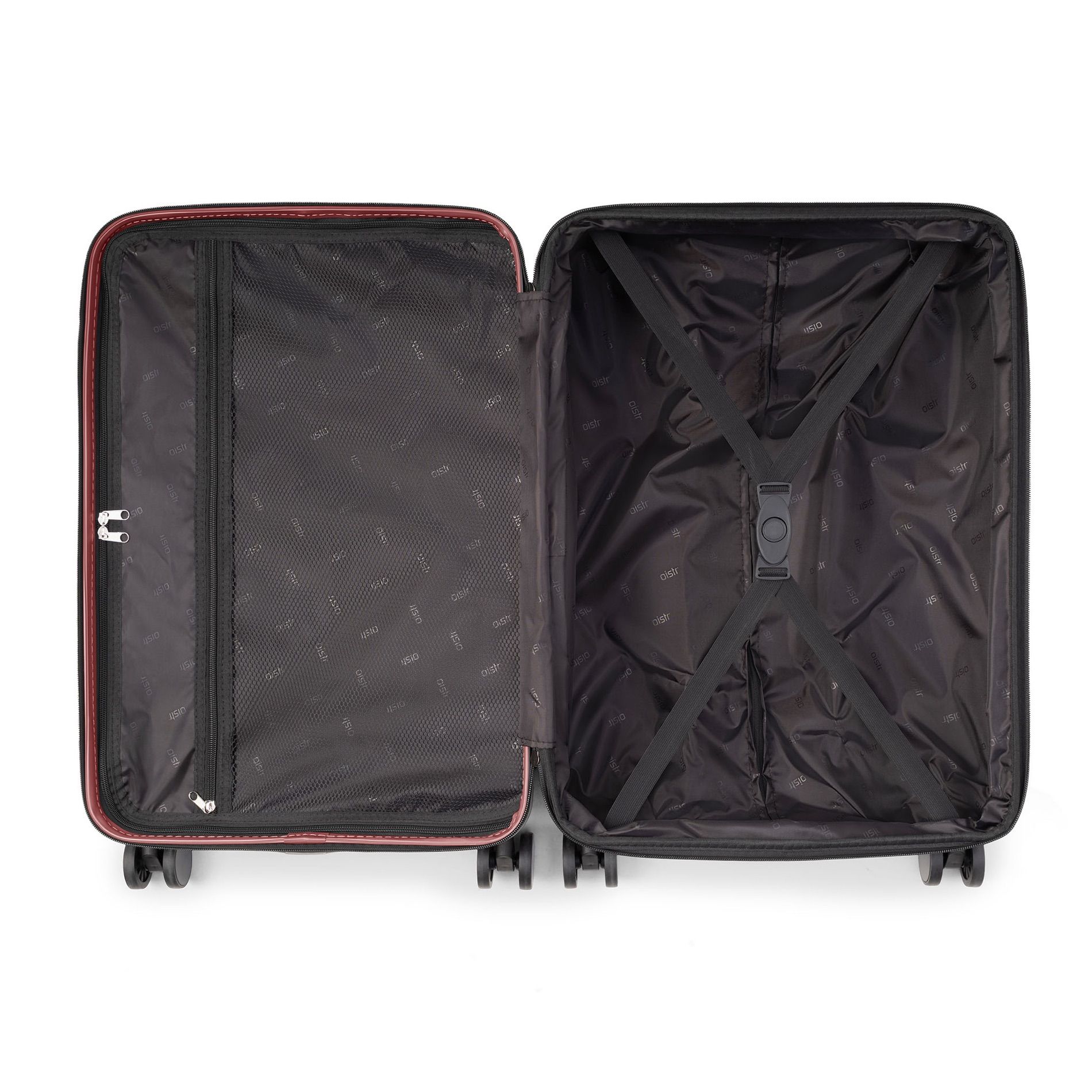 NAPOLI Trolley M (64 cm) erweiterbar - burgundy red