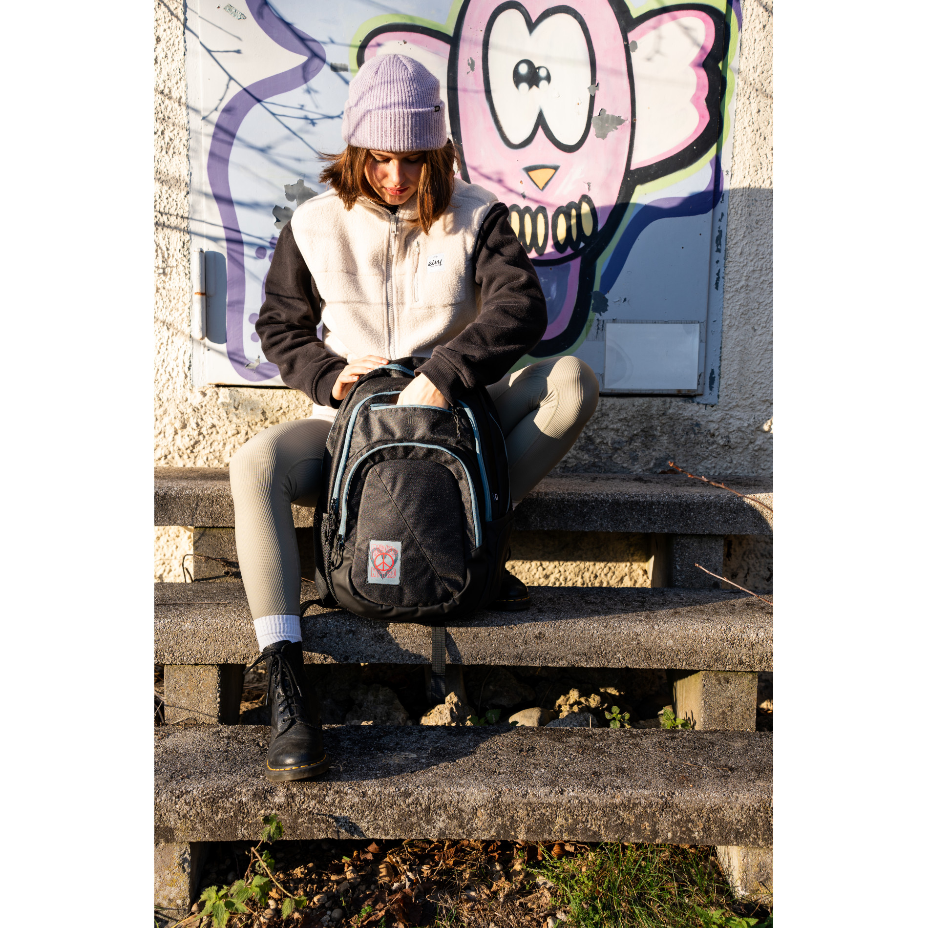 Rucksack STASH 29 - Peace Love Nitro