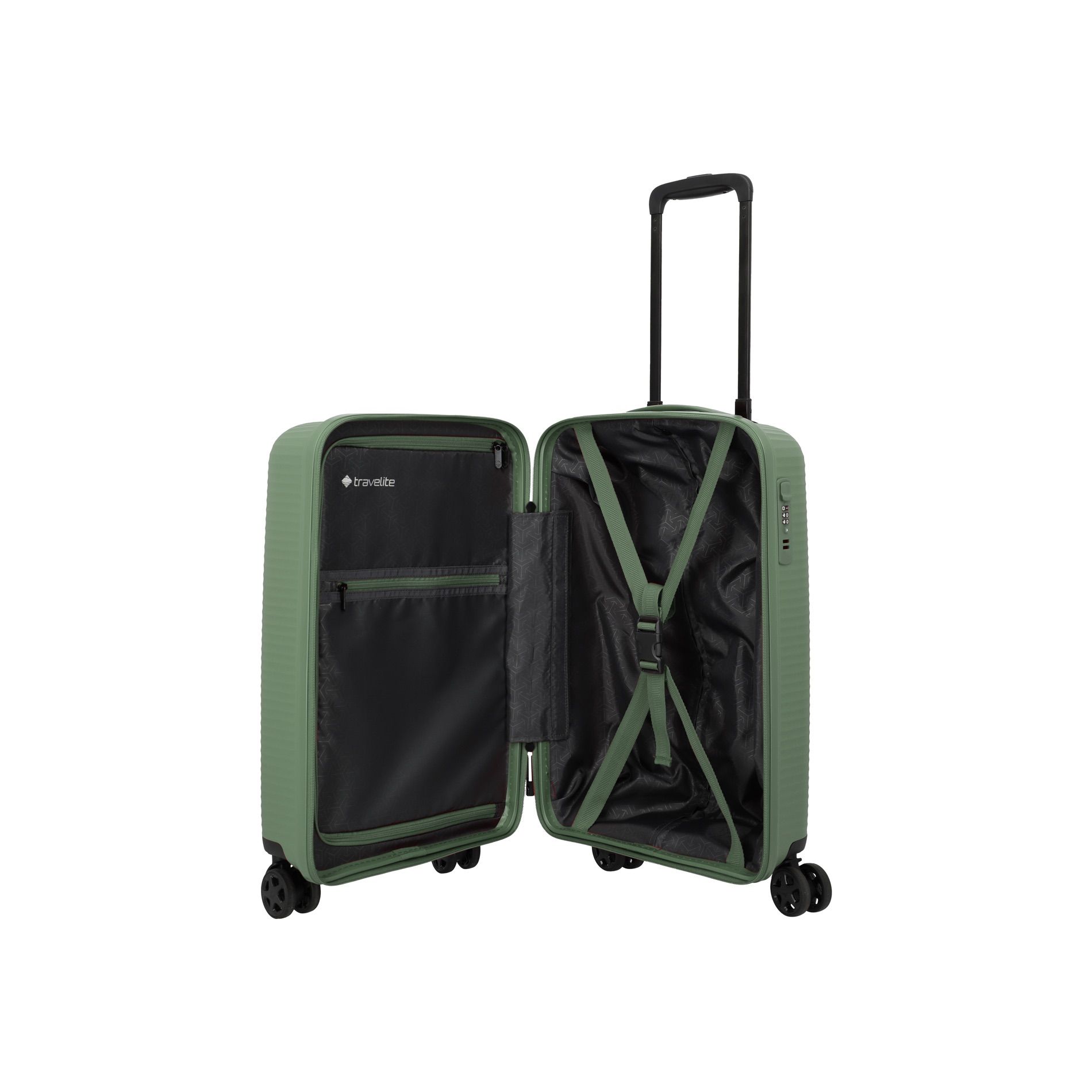 AIR STRIPE Kabinengepäck S Slim (55 cm) - Green