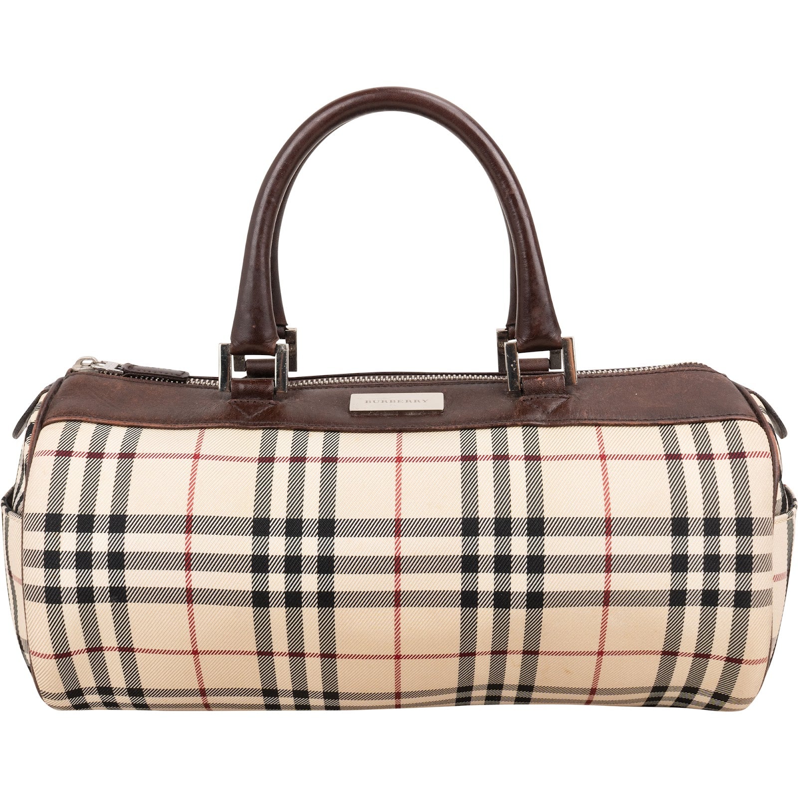 Burberry - Nova-Check Bowling Handbag
