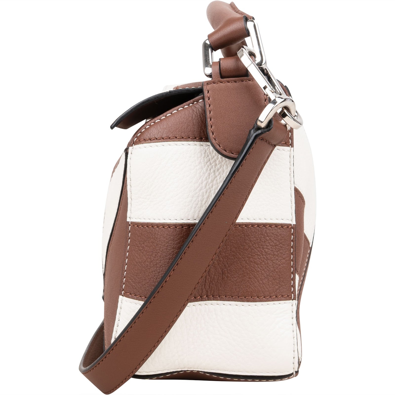 Torebka Loewe Striped Leather Puzzle