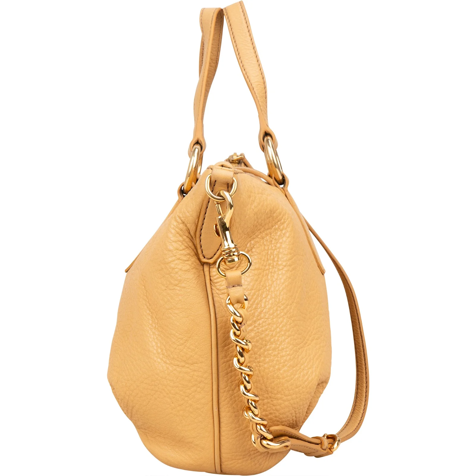 Miu Miu Vitello Daino Leather Satchel Handbag