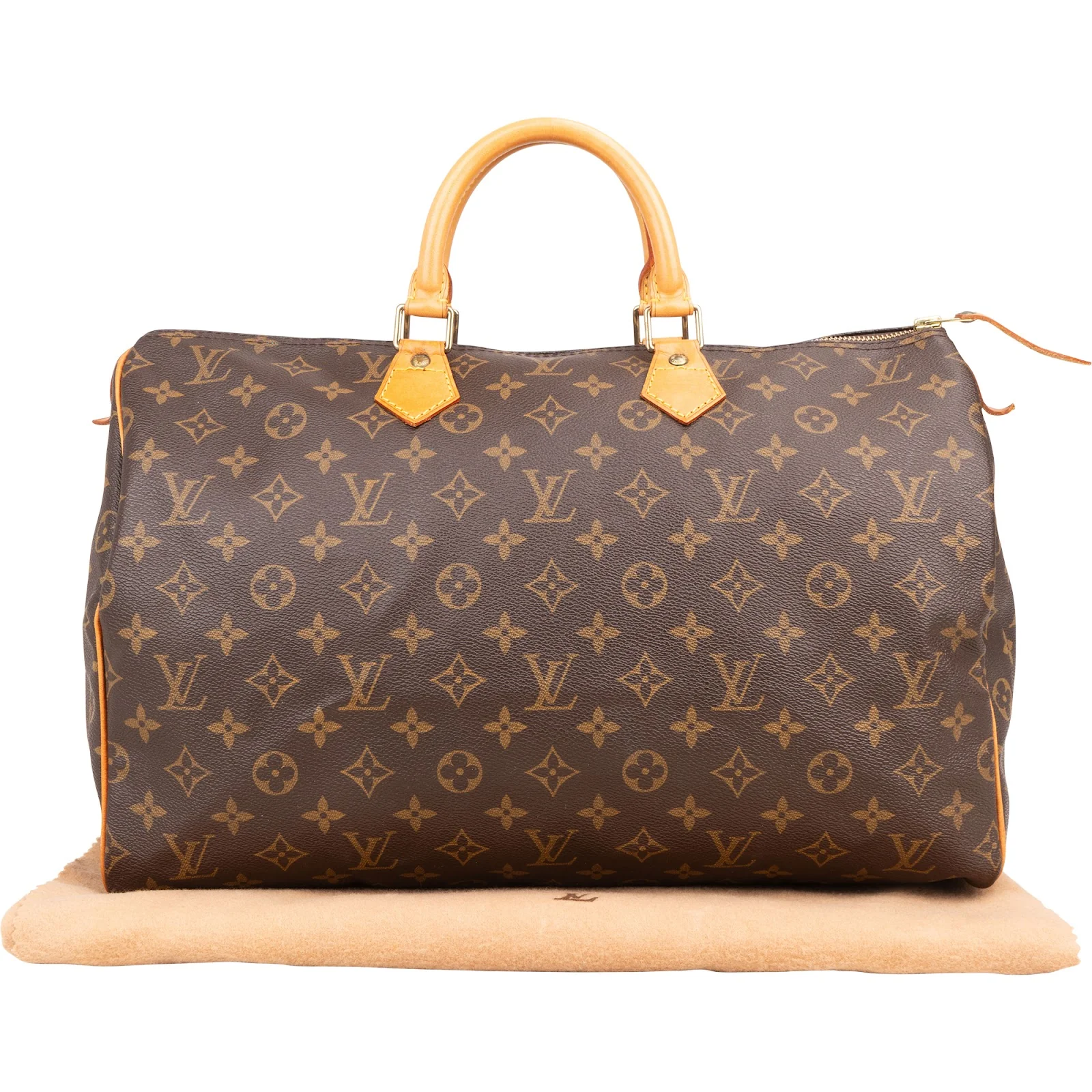 Louis Vuitton Monogram Canvas Speedy 40 Boston Bag