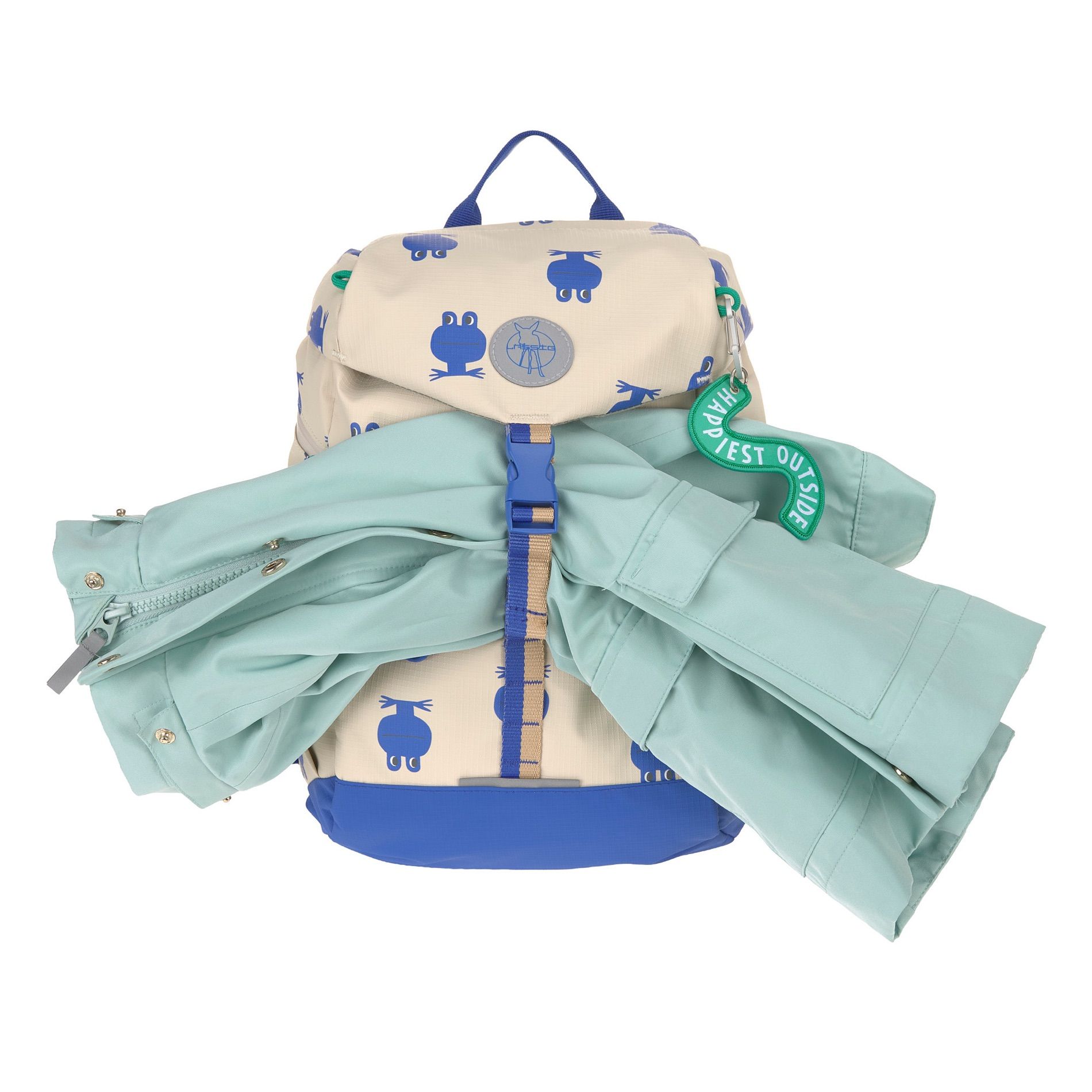 Mini Outdoor Backpack Happy Trails - frog