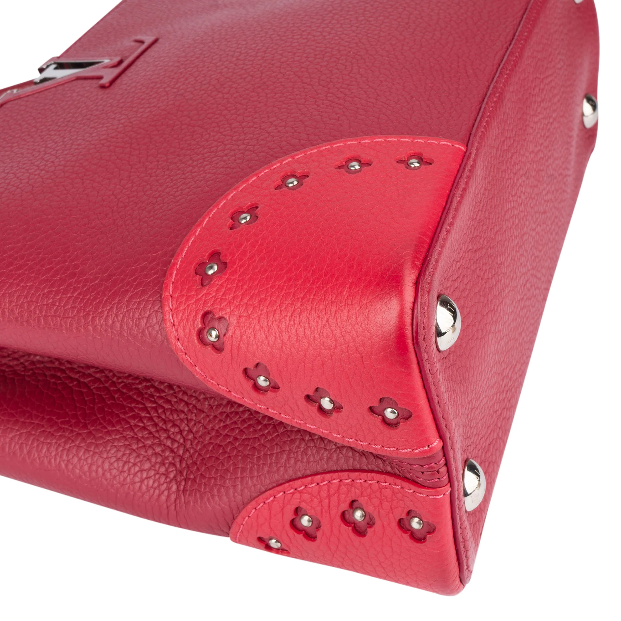 Louis Vuitton Taurillon Leather Capucines MM Handbag