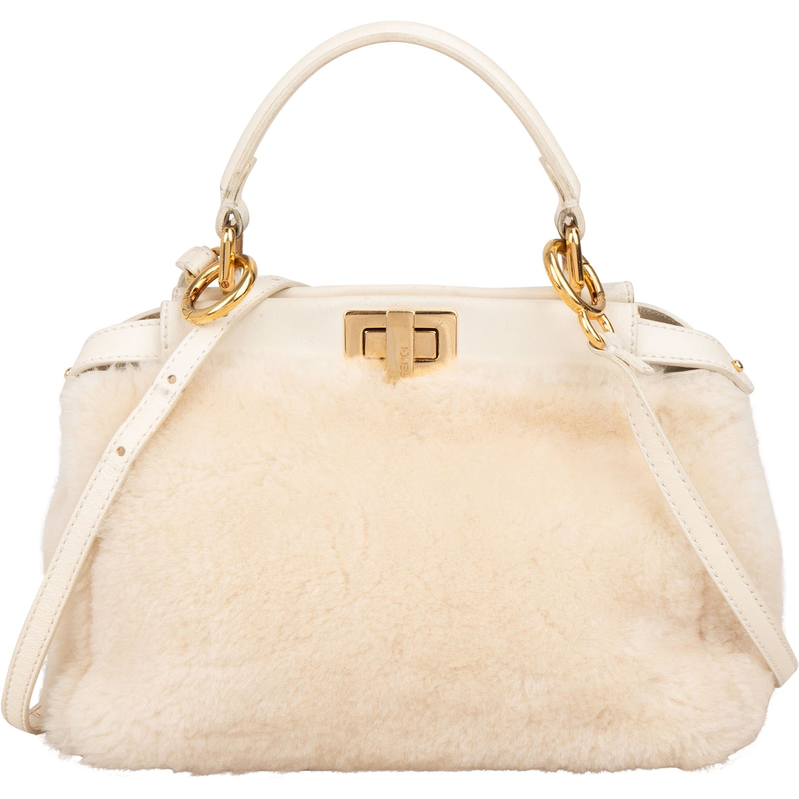 Fendi - Mini Peekaboo Crossbody Bag