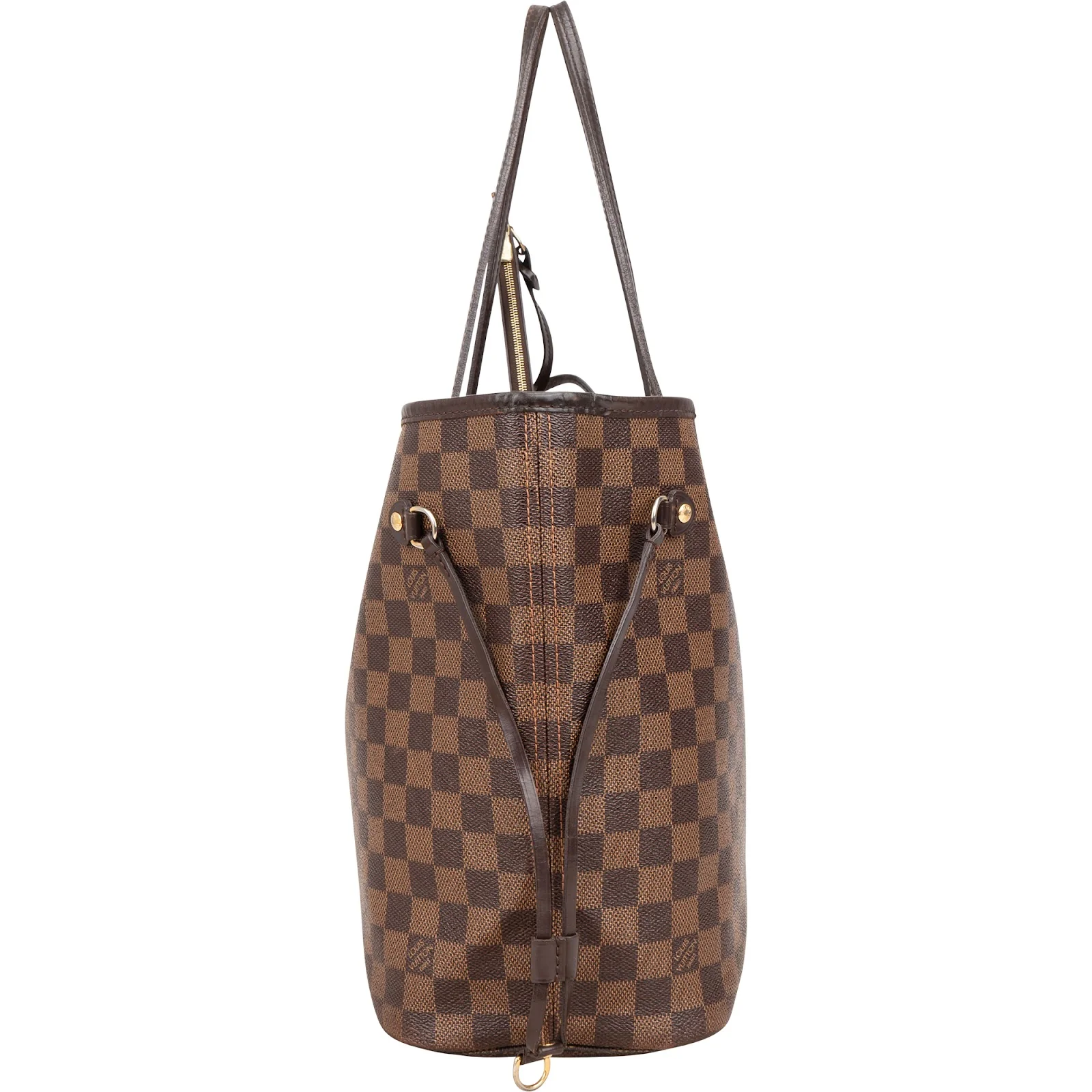 Louis Vuitton Monogram Damier Ebene Neverfull MM Shoulder Bag