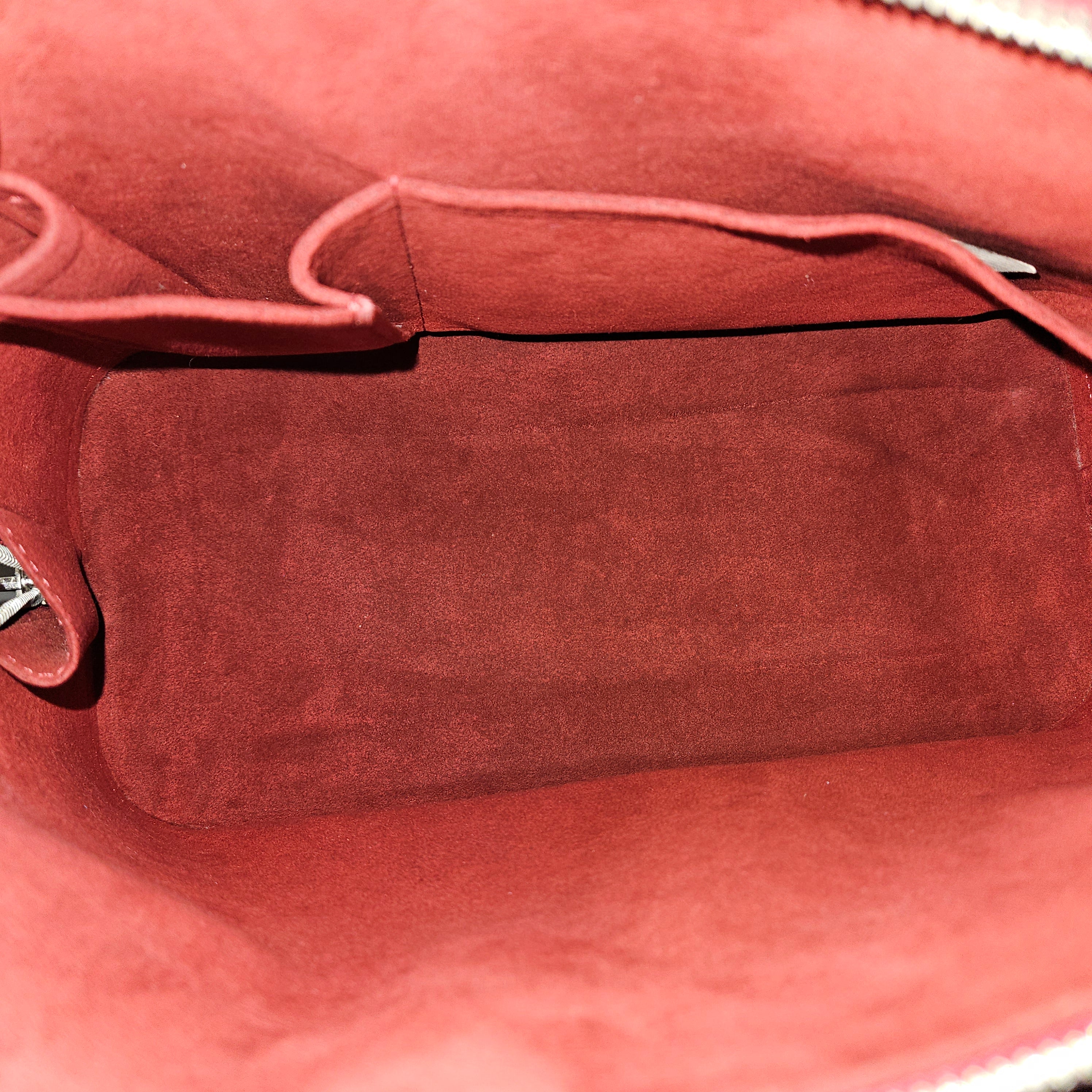 Sac à main Alma PM Louis Vuitton en cuir Epi rouge