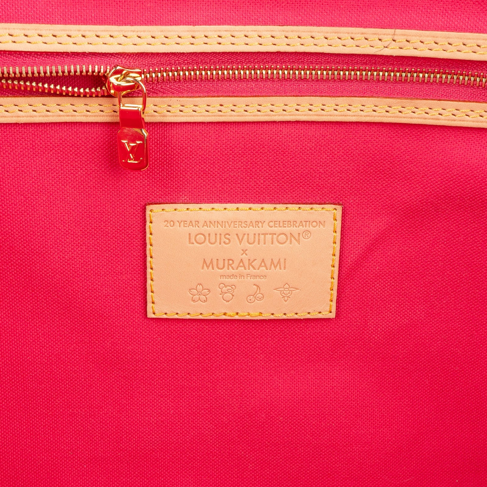 Louis Vuitton Monogram Canvas Murakami Flowers Neverfull MM Shopper Bag