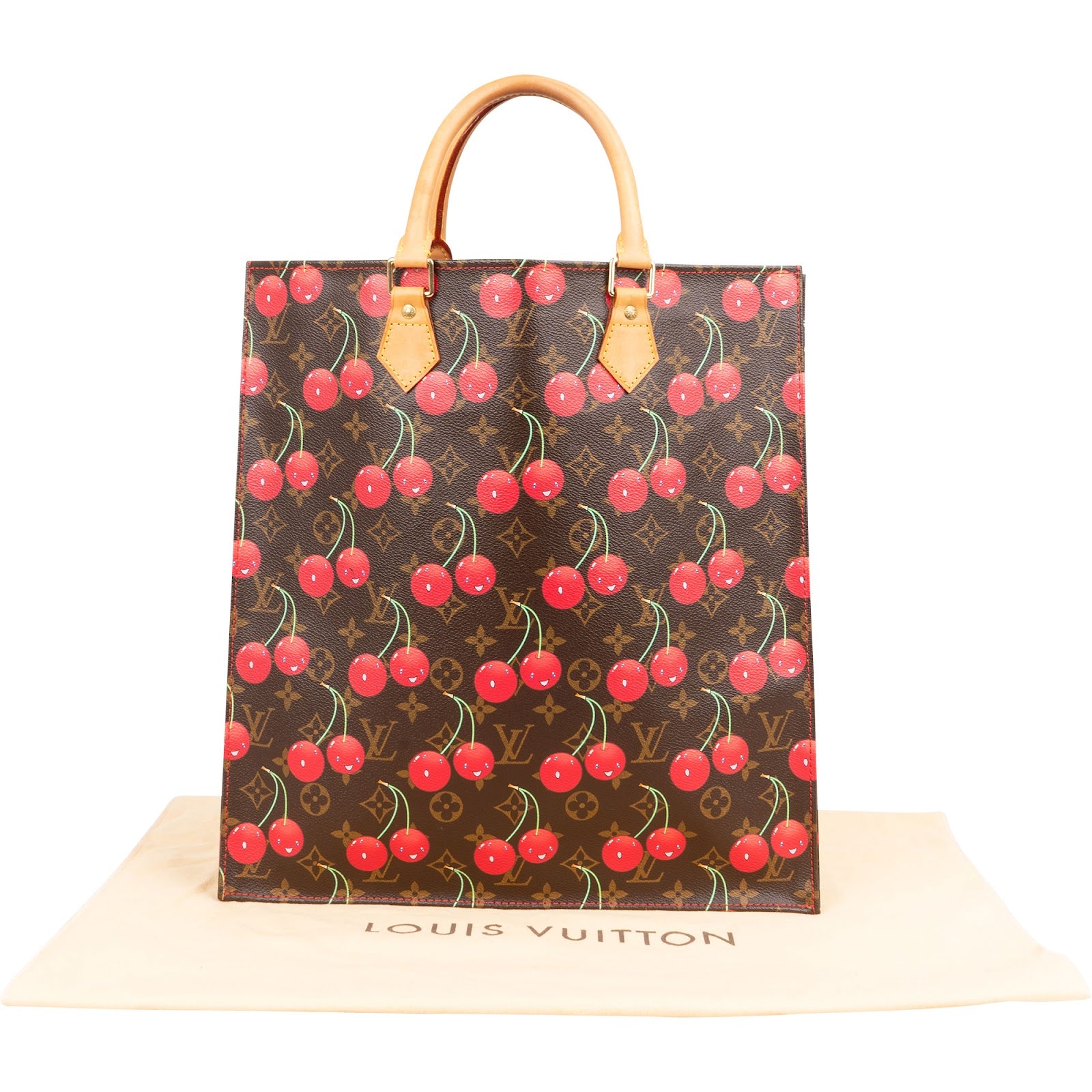 Louis Vuitton Limited Monogram Murakami Cerises Cherry Sac Plat