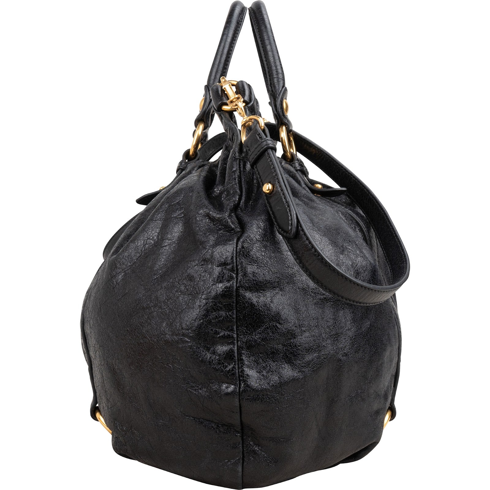 Miu Miu – Vitello Lux Satchel schoudertas