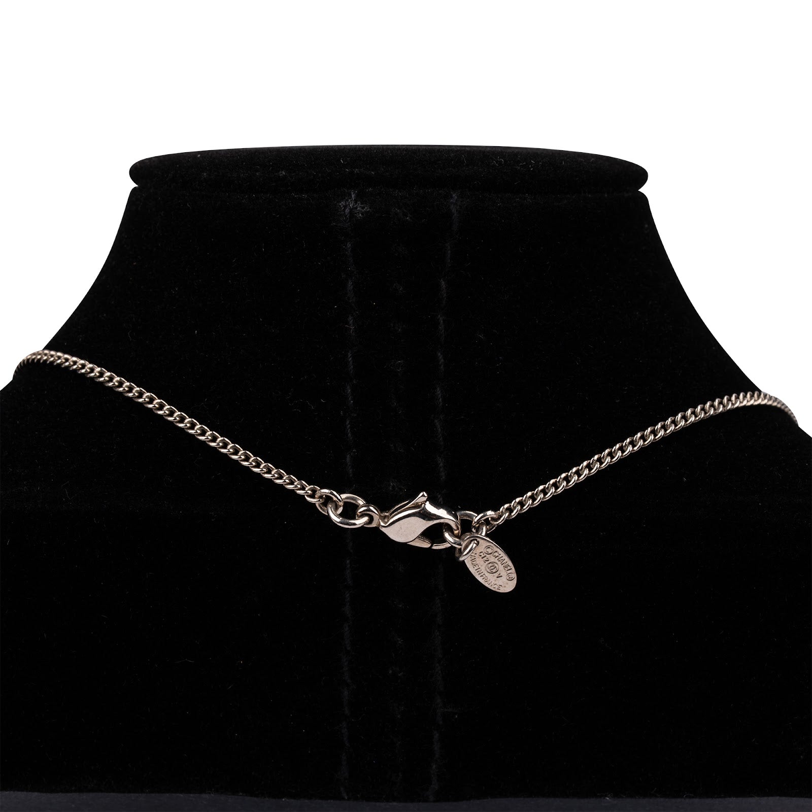 Chanel - Crystal CC Emblem Necklace
